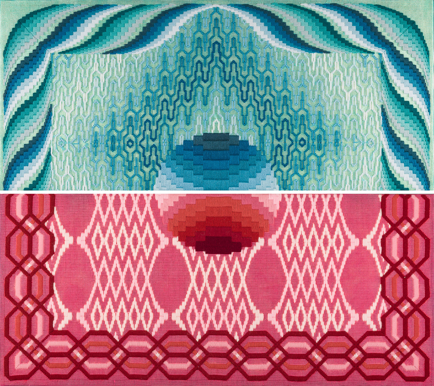 Cecilia Charlton, The dawn of a new day [blue and red], 2020