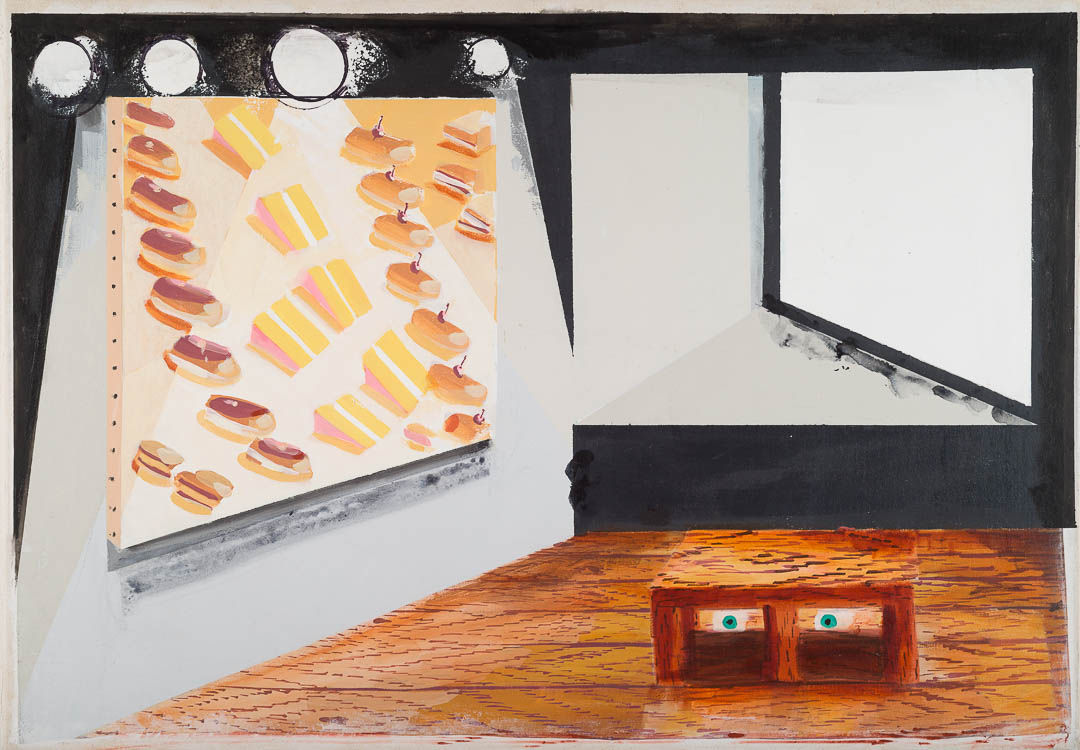 Stephen Farthing RA, The Museum of a Slice of America, Madison Ave