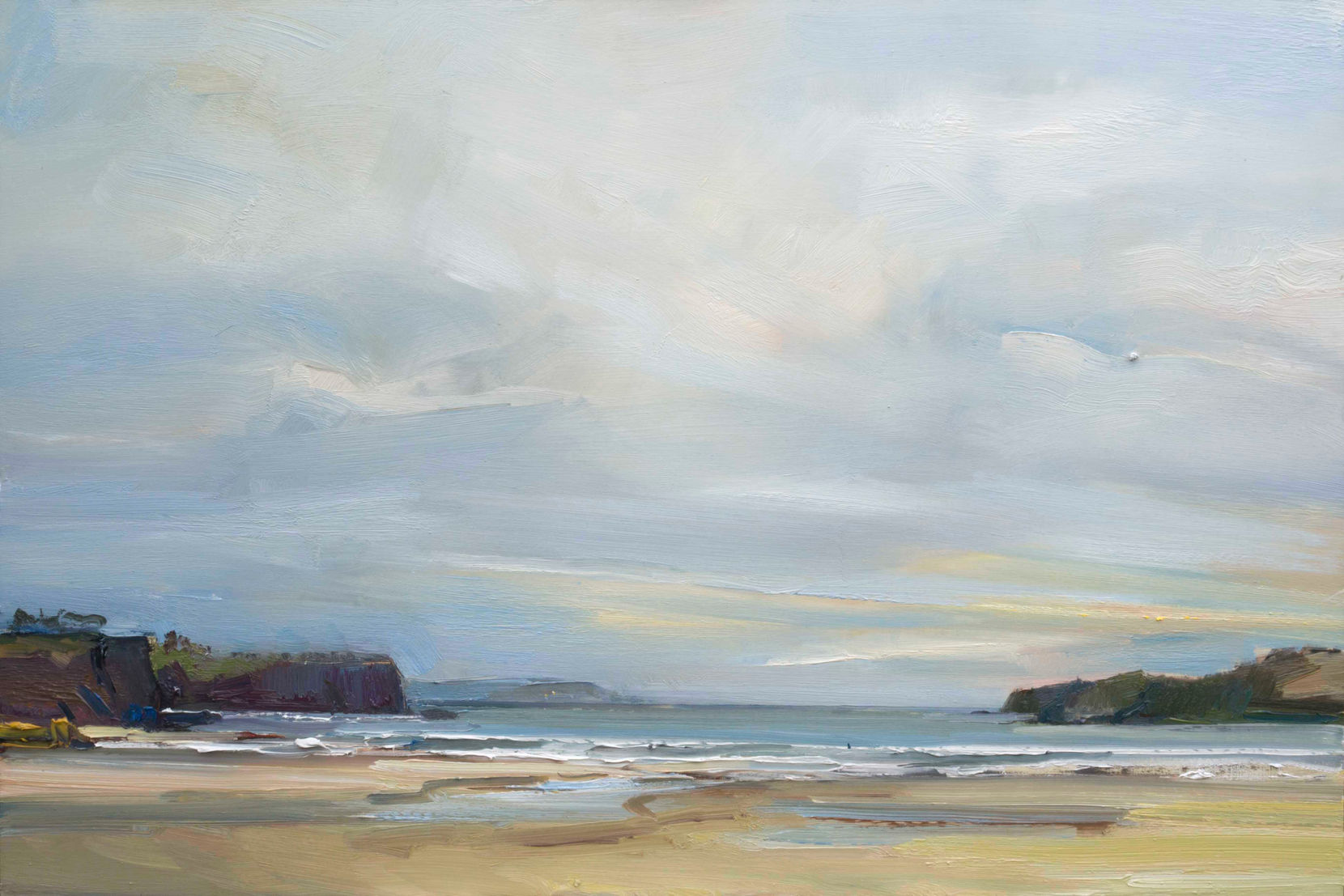 David Atkins, Morning Light Trevone Bay, Cornwall, 2017