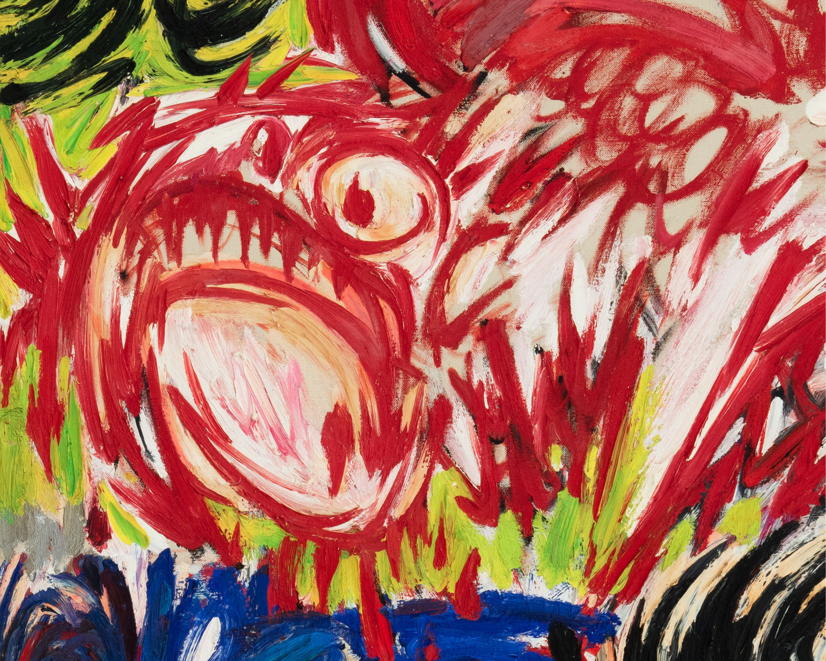 Renée Miller My Galloping Frog, 1960 Oil on canvas, 56 x 31 1/2 in. (142.2 x 80 cm)