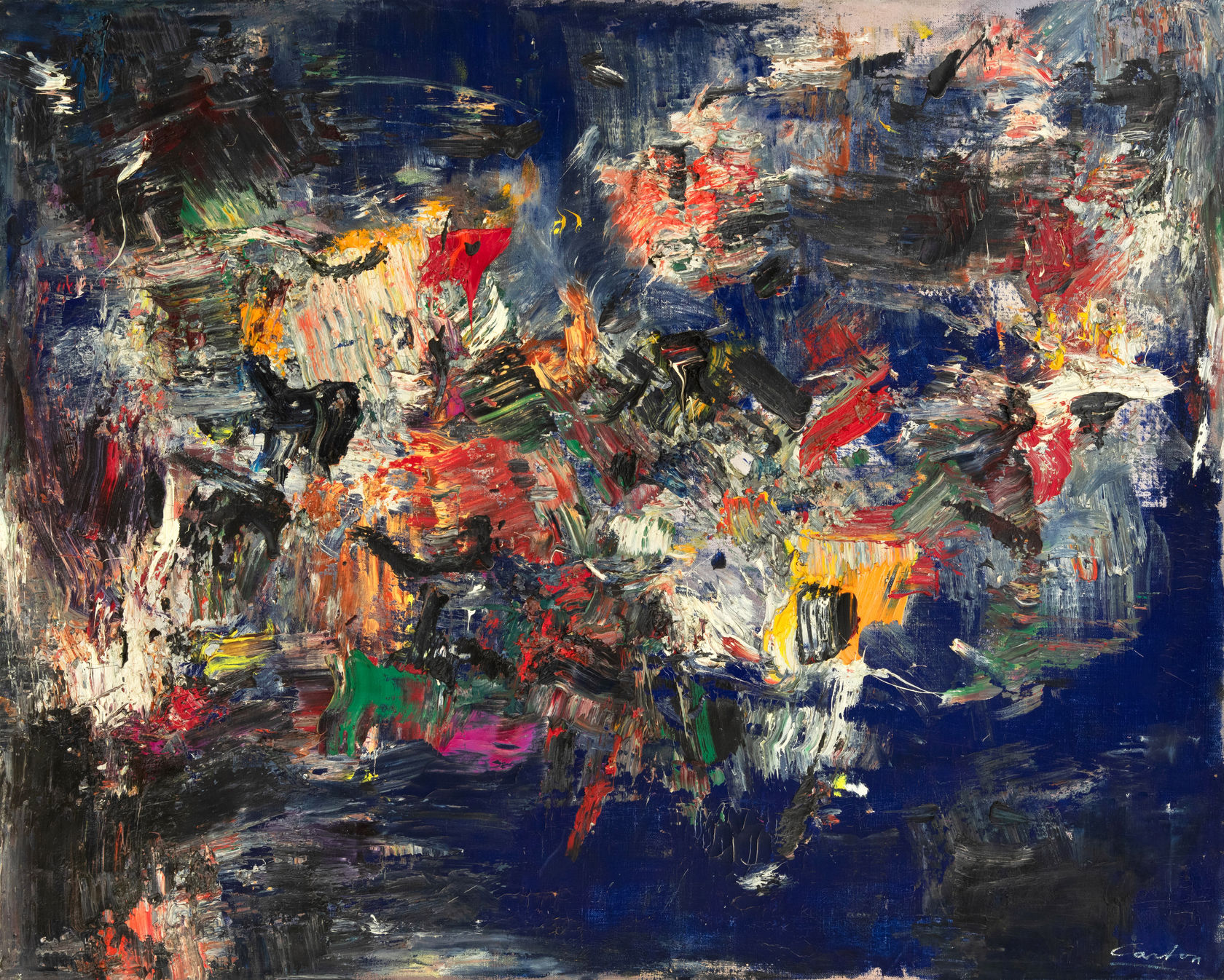 Norman Carton Andalusia #757, 1955 Oil on canvas, 25 1/2 x 32 in. (64.8 x 81.3 cm)