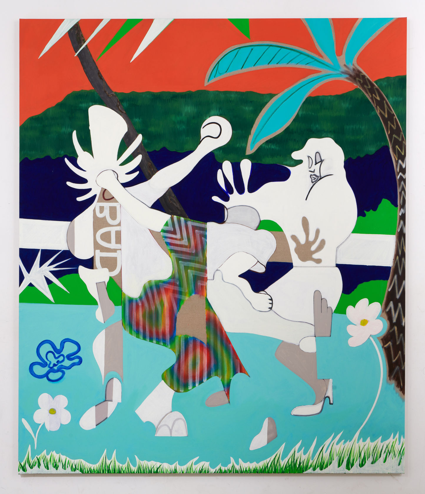 Thomas Agrinier Bad Reciprocity, 2023 Oil on canvas, 78 3/4 x 66 7/8 in. (200 x 170 cm)