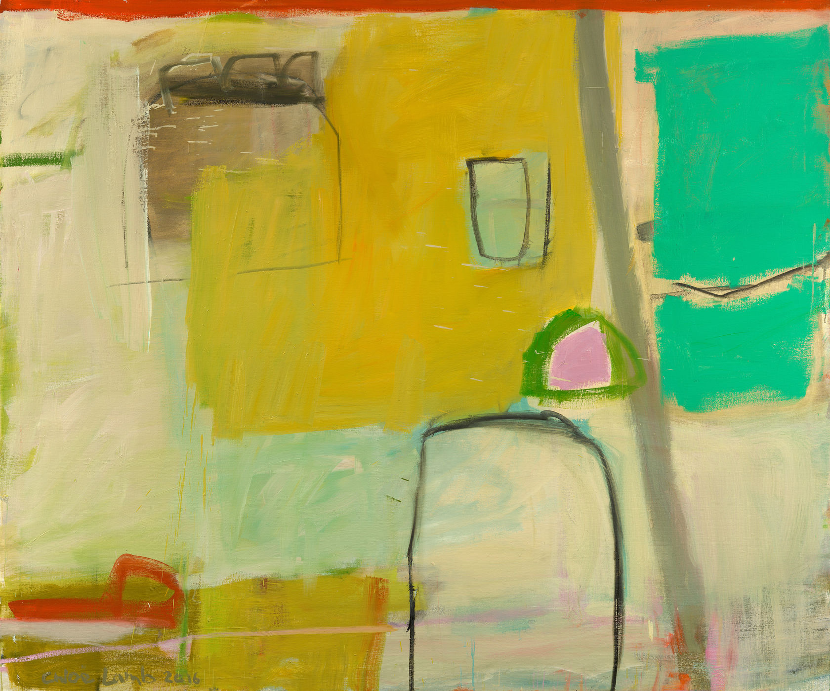 Chloë Lamb Beadnell, 2016 Oil on linen canvas, 60 x 72 inches