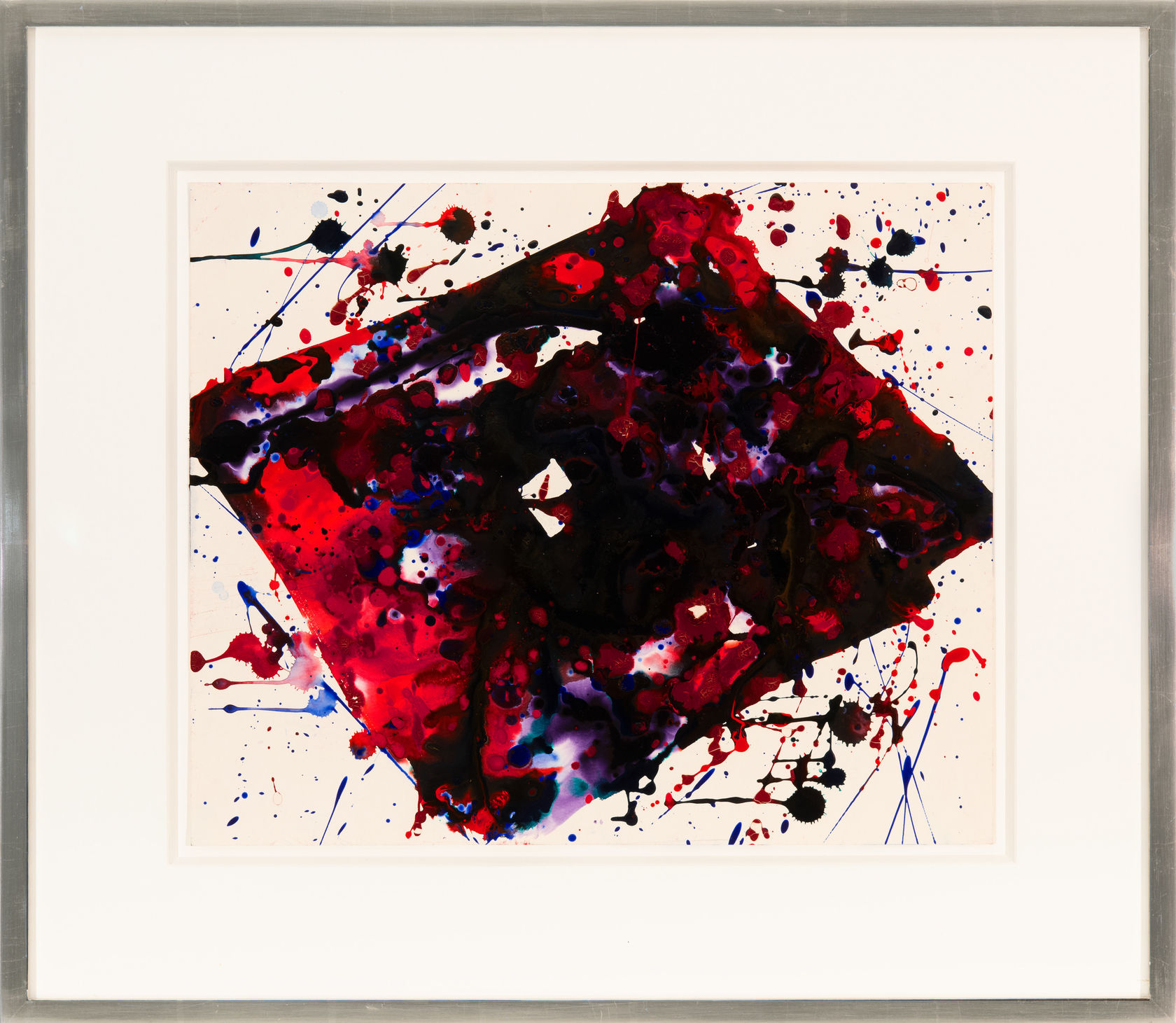 Sam Francis Untitled, 1976 Acrylic on paper, 14 x 17 in. (35.6 x 43.2 cm)