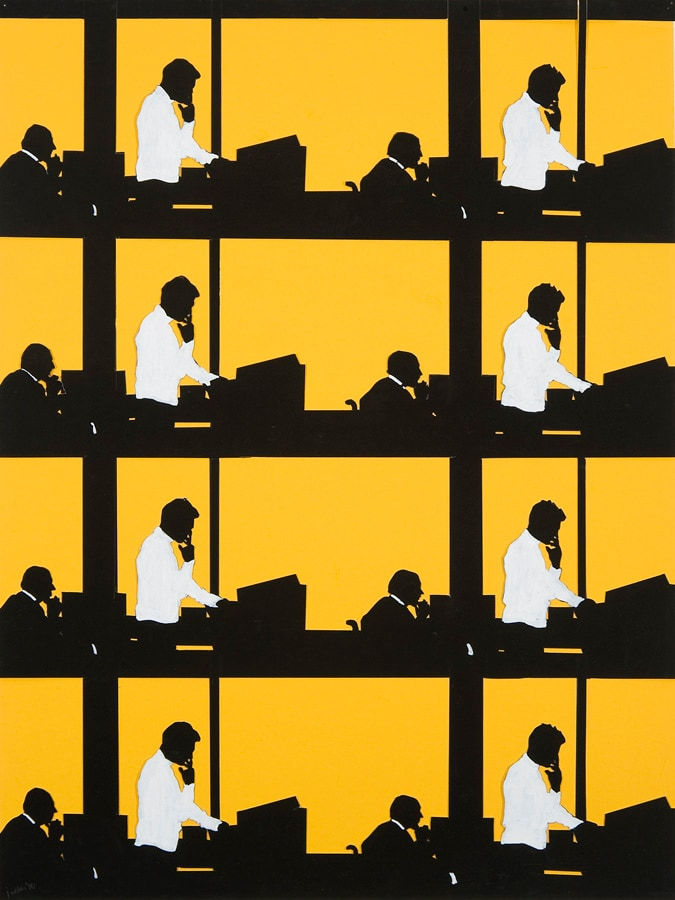 Idelle Weber, Lever Building 2, 1970