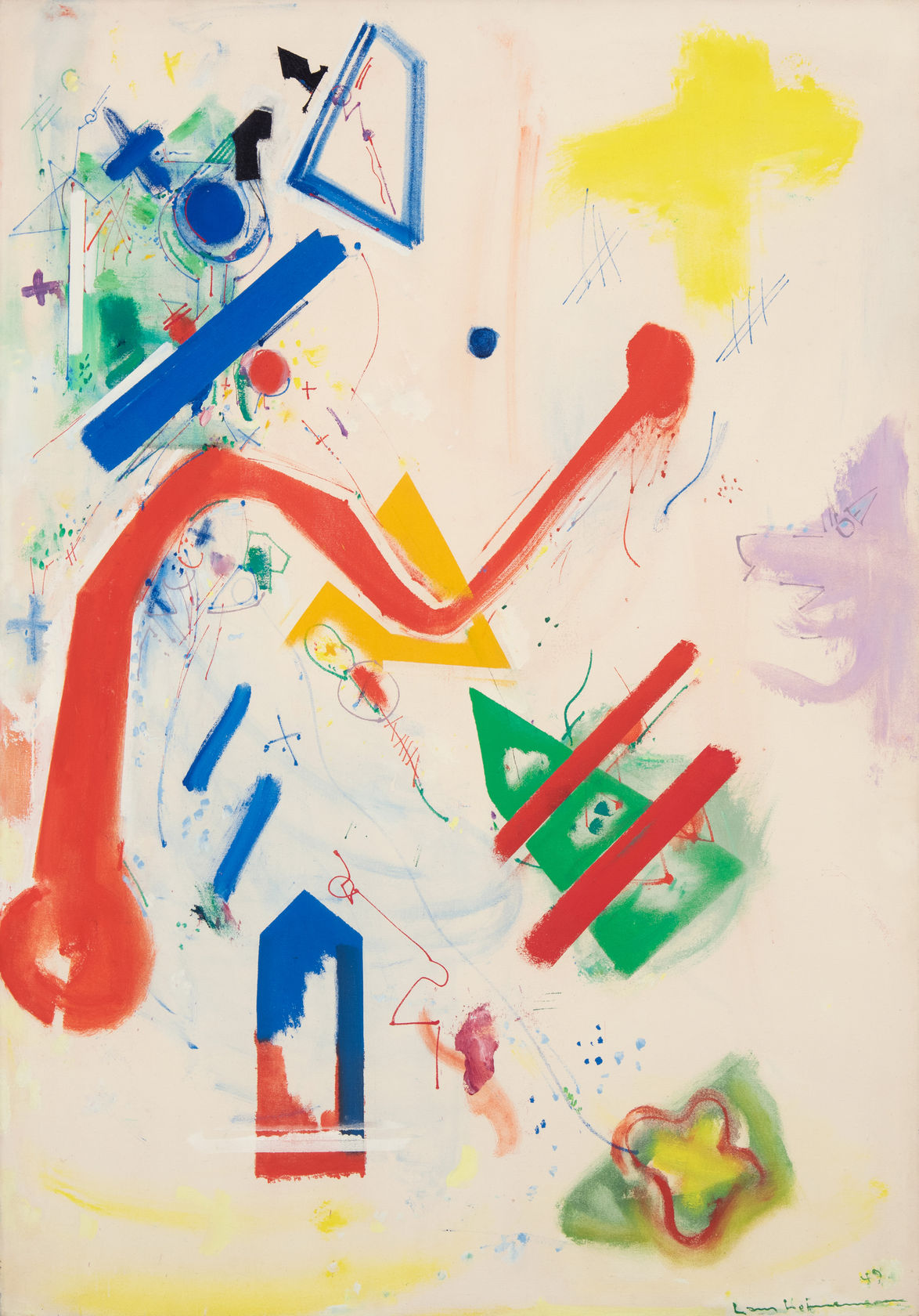 Hans Hofmann Red Domination, 1949 Oil on canvas, 60 x 42 inches