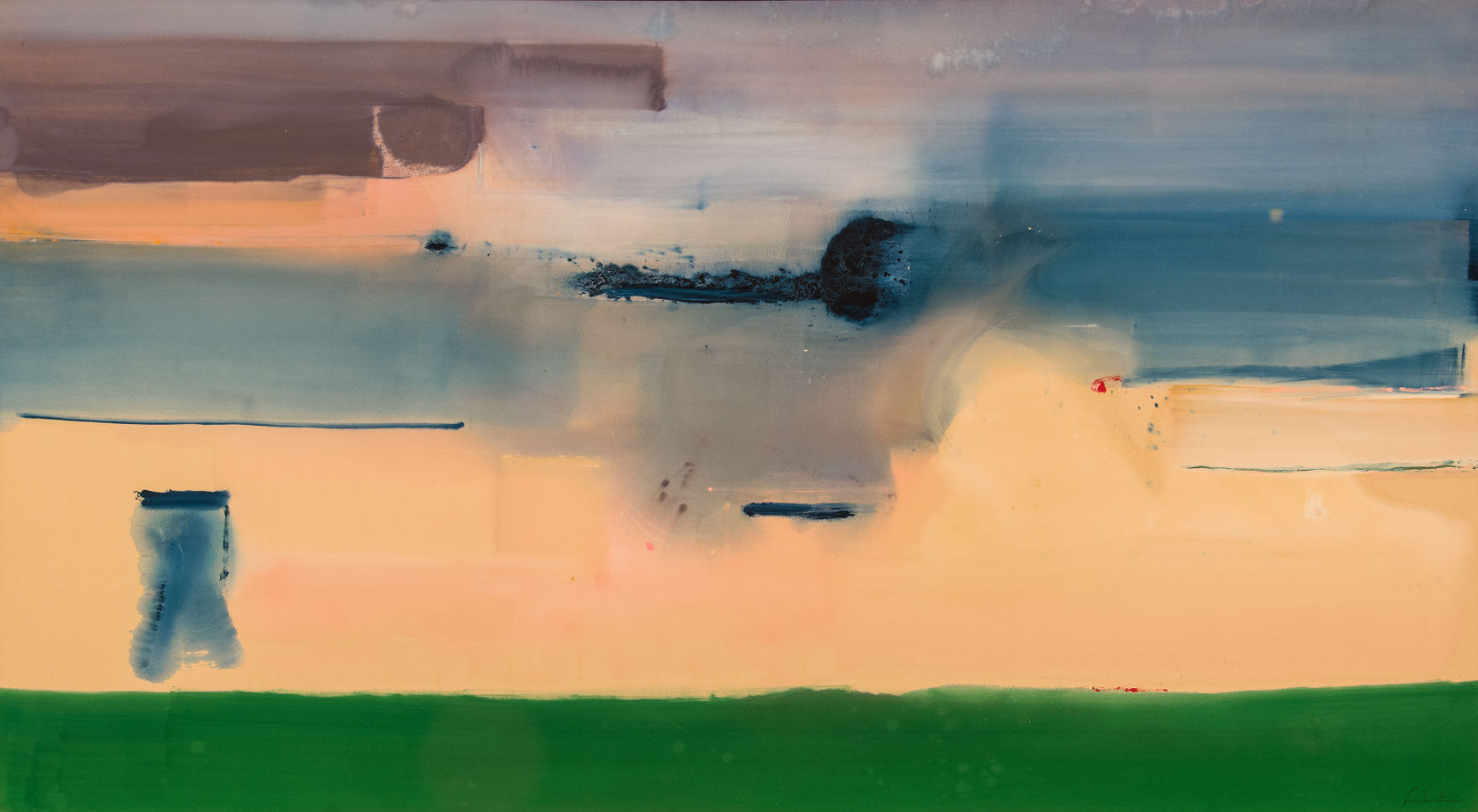 Helen Frankenthaler, Heading Southwest, 1988