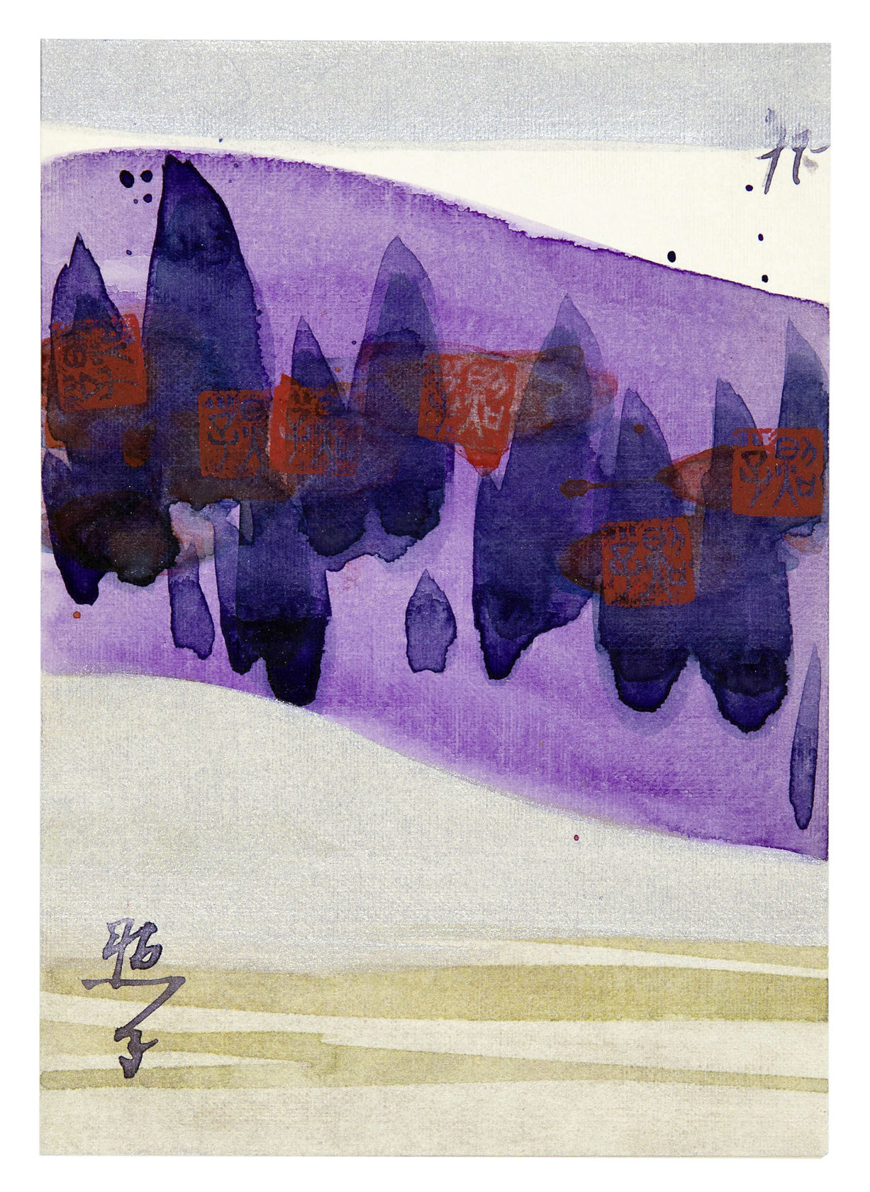 Teruko Yokoi, Christmas leporello [14 Works], 1970–80