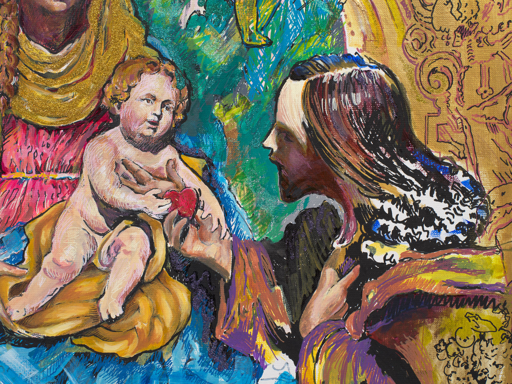 Audrey Flack, Pinocchio’s Dream, 2022