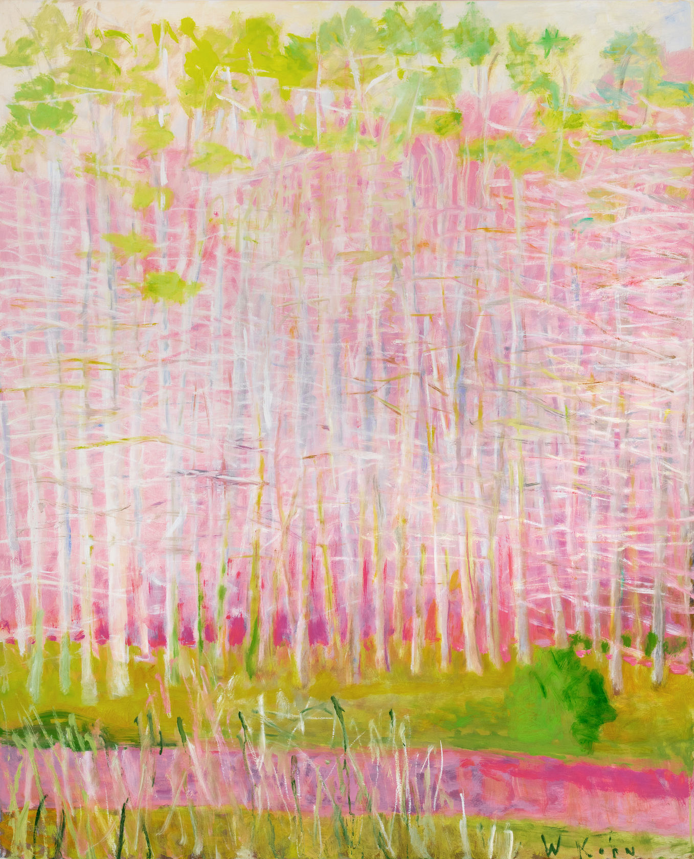 Wolf Kahn, Vertical, 2007