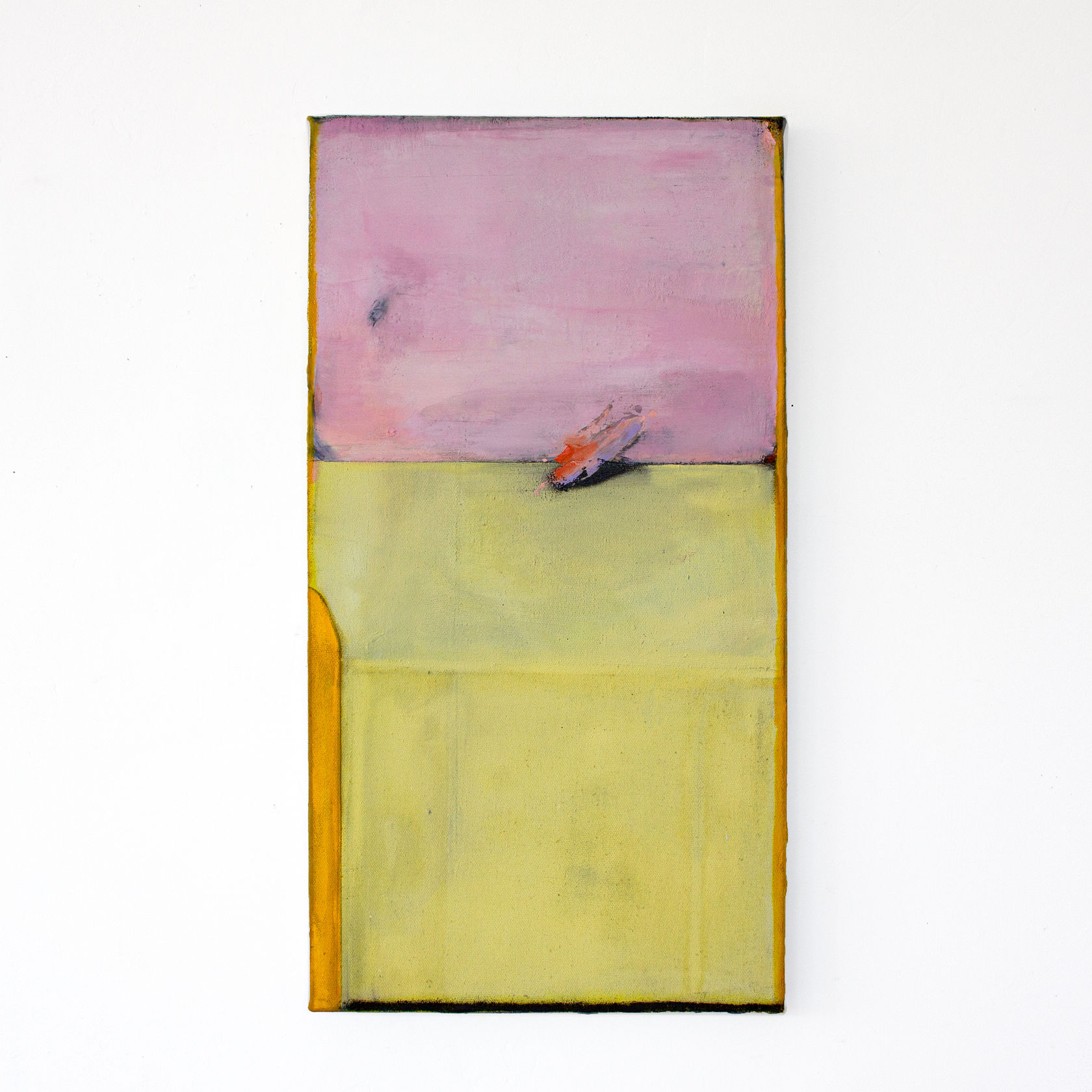 Dana James Honey Pot #3, 2021 Oil and encaustic on linen, 30 x 16 inches (76.2 x 40.6 cm)