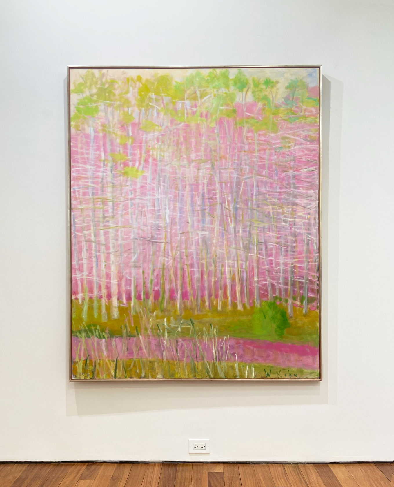 Wolf Kahn, Vertical, 2007