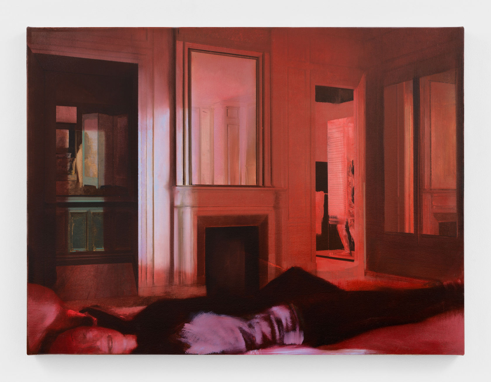 Tim Kent Rose Room, 2024 Oil on canvas, 36 x 48 in. (91.4 x 121.9 cm)