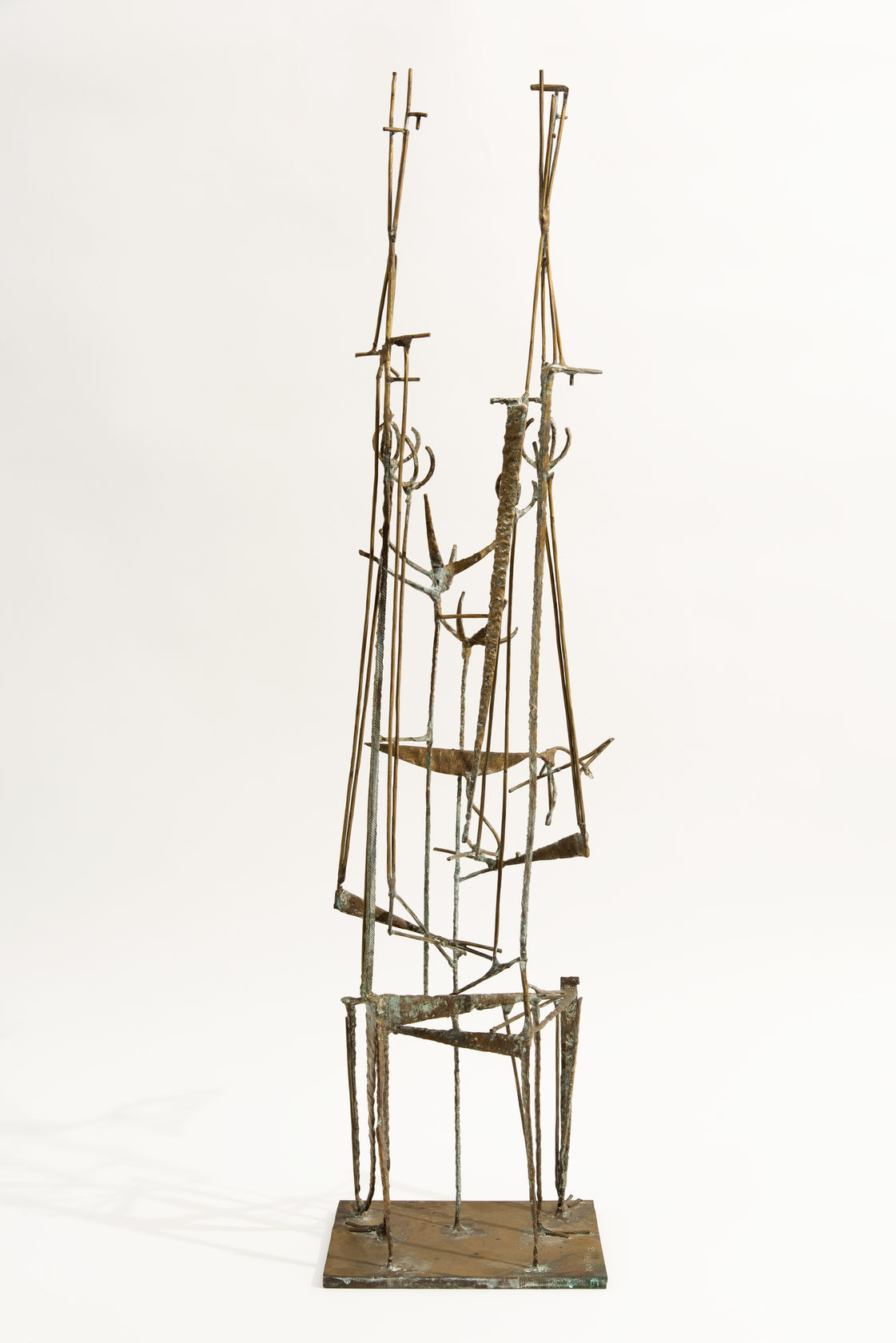 Tony Rosenthal The Bird Who Came to Visit, 1953 Bronze, 37 1/2 x 8 5/8 x 8 in. (95.3 x...