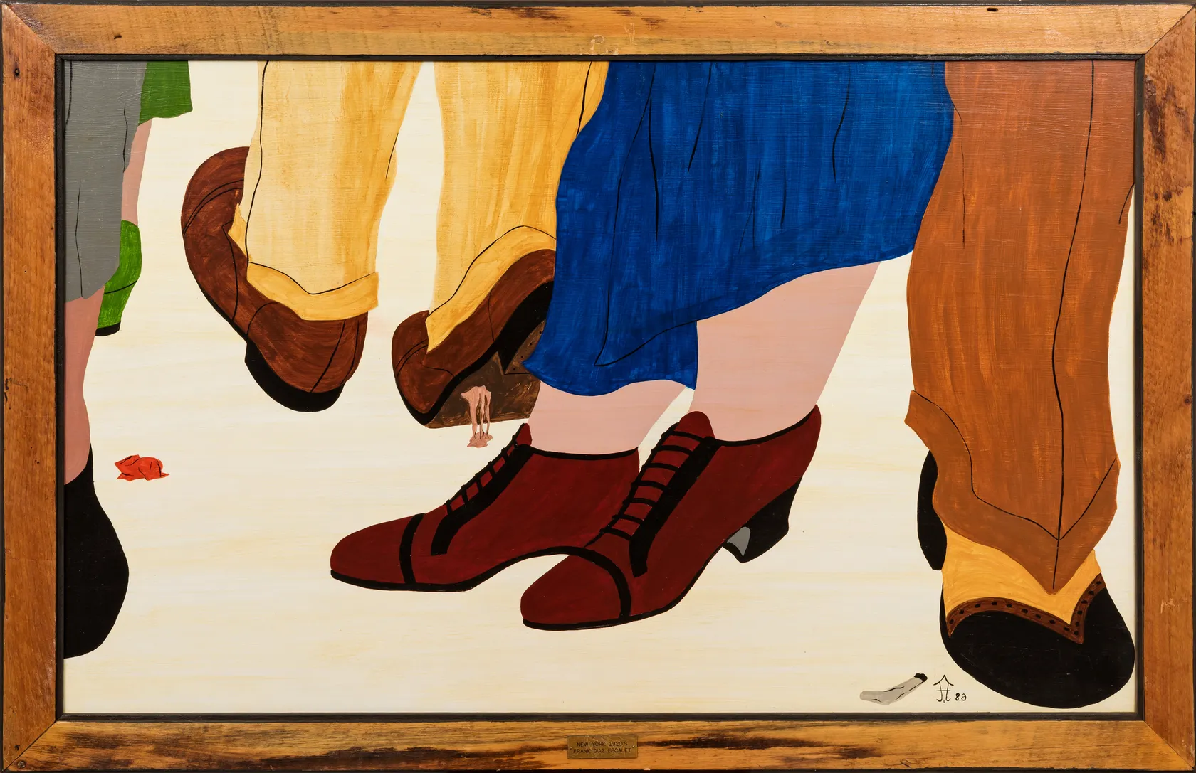 Frank Diaz Escalet NYC 1920’s, 1989 Acrylic on Masonite, 30 x 48 in. (76.2 x 121.9 cm)