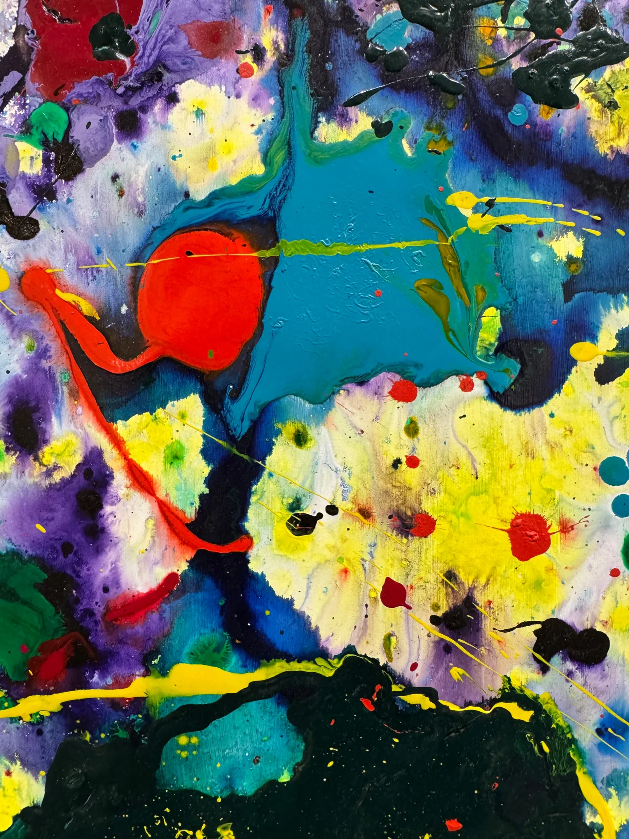 Sam Francis Untitled, 1988 Acrylic on paper, 30 x 22 in. (76.2 x 55.9 cm)