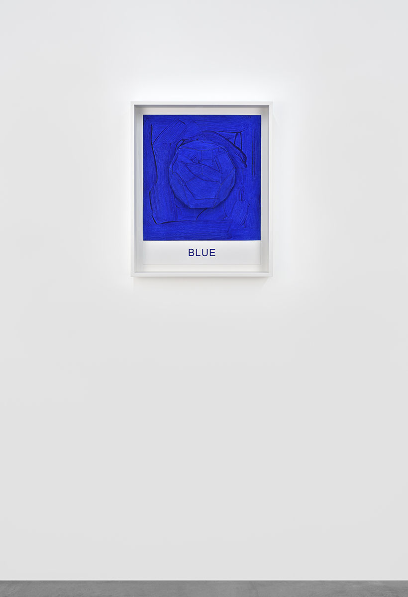 John Baldessari Eight Colorful Inside Jobs: Blue, 2017