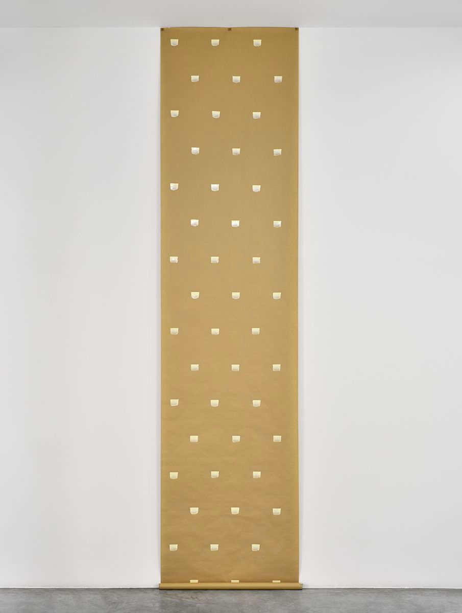 Niele Toroni Empreintes de pinceau n°50 à intervalles réguliers de 30 cm, 1993