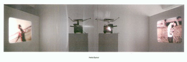 Dan Graham Roll; Binocular Zoom; Helix/ Spiral; Helix/ Spiral (Simone Forti); Sunset to Sunrise, 1969-73