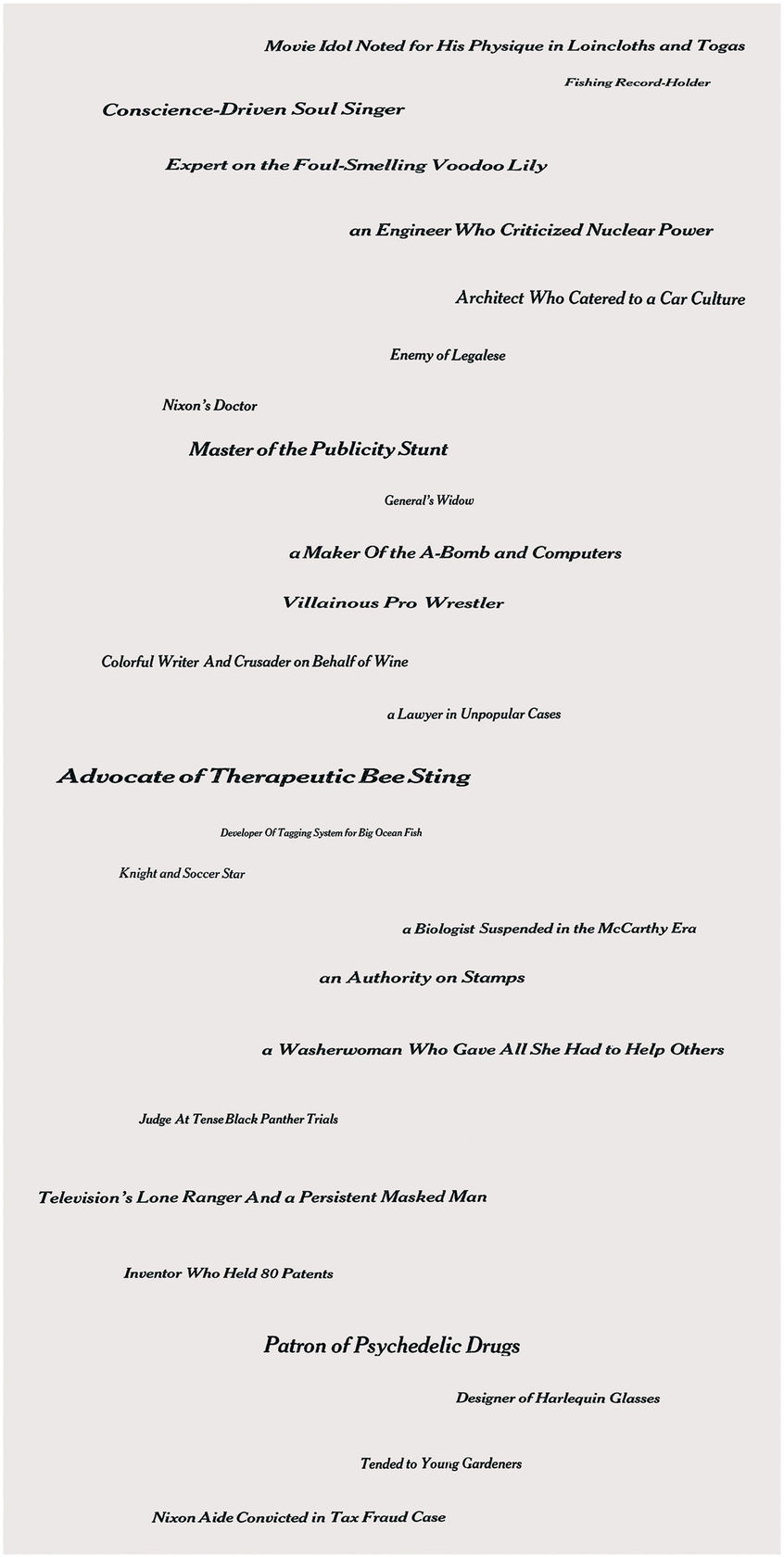 Gabriel Orozco Obit: 'Movie Idol Noted for His Physique in Loin Clothes and Togas', 2008