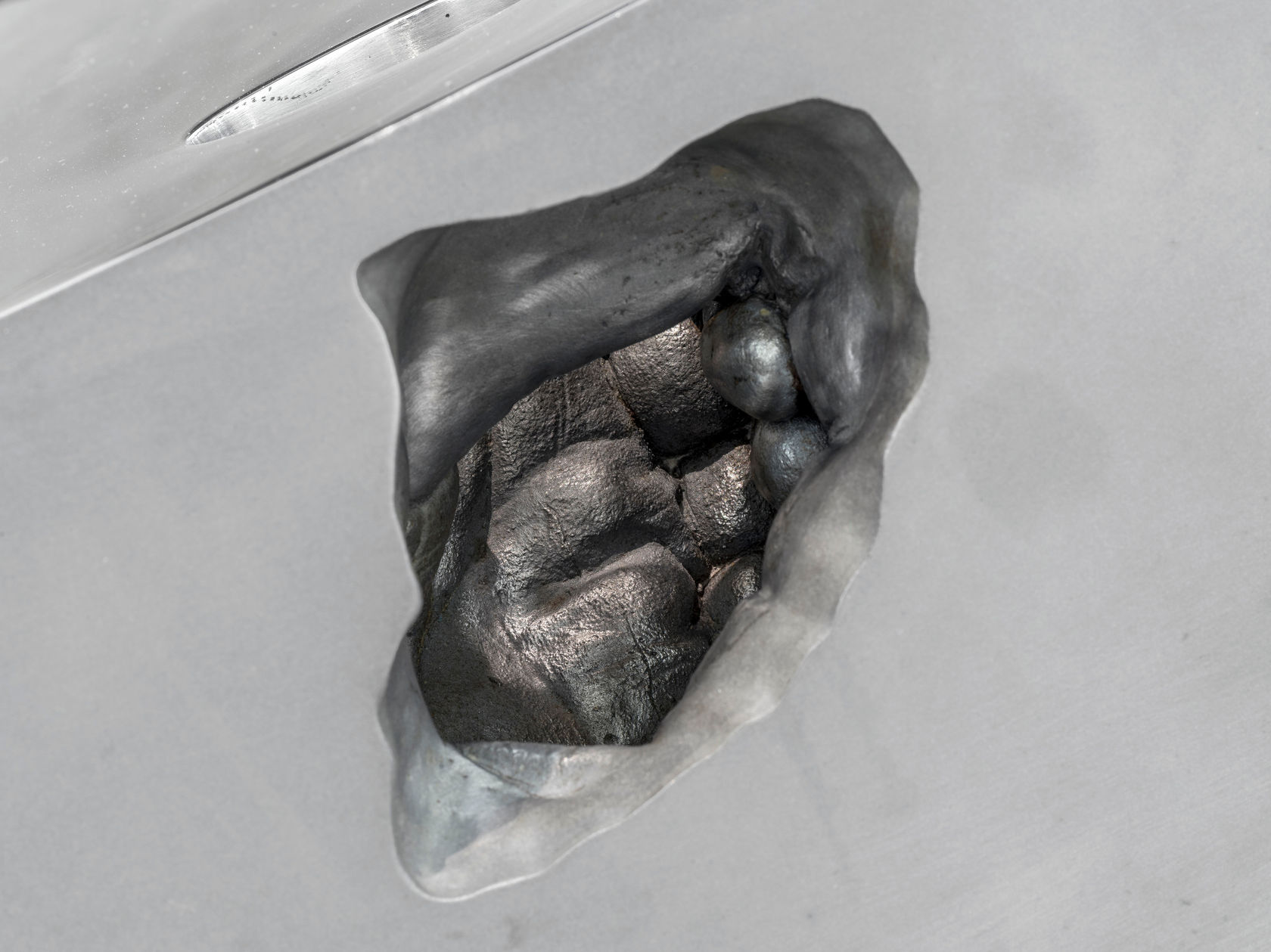 Giuseppe Penone Geometria nelle mani - ovale, 2005