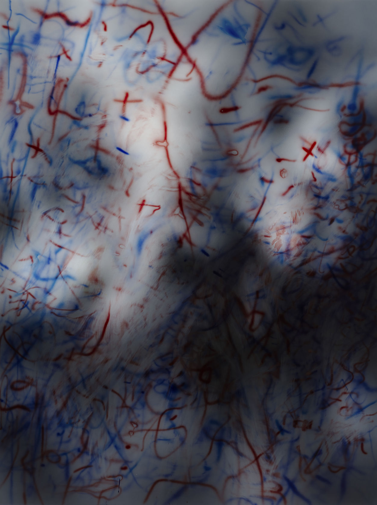 Julie Mehretu about the space of half an hour (R. 8:1) 2, 2019-2020 Ink and acrylic on canvas 96 x...