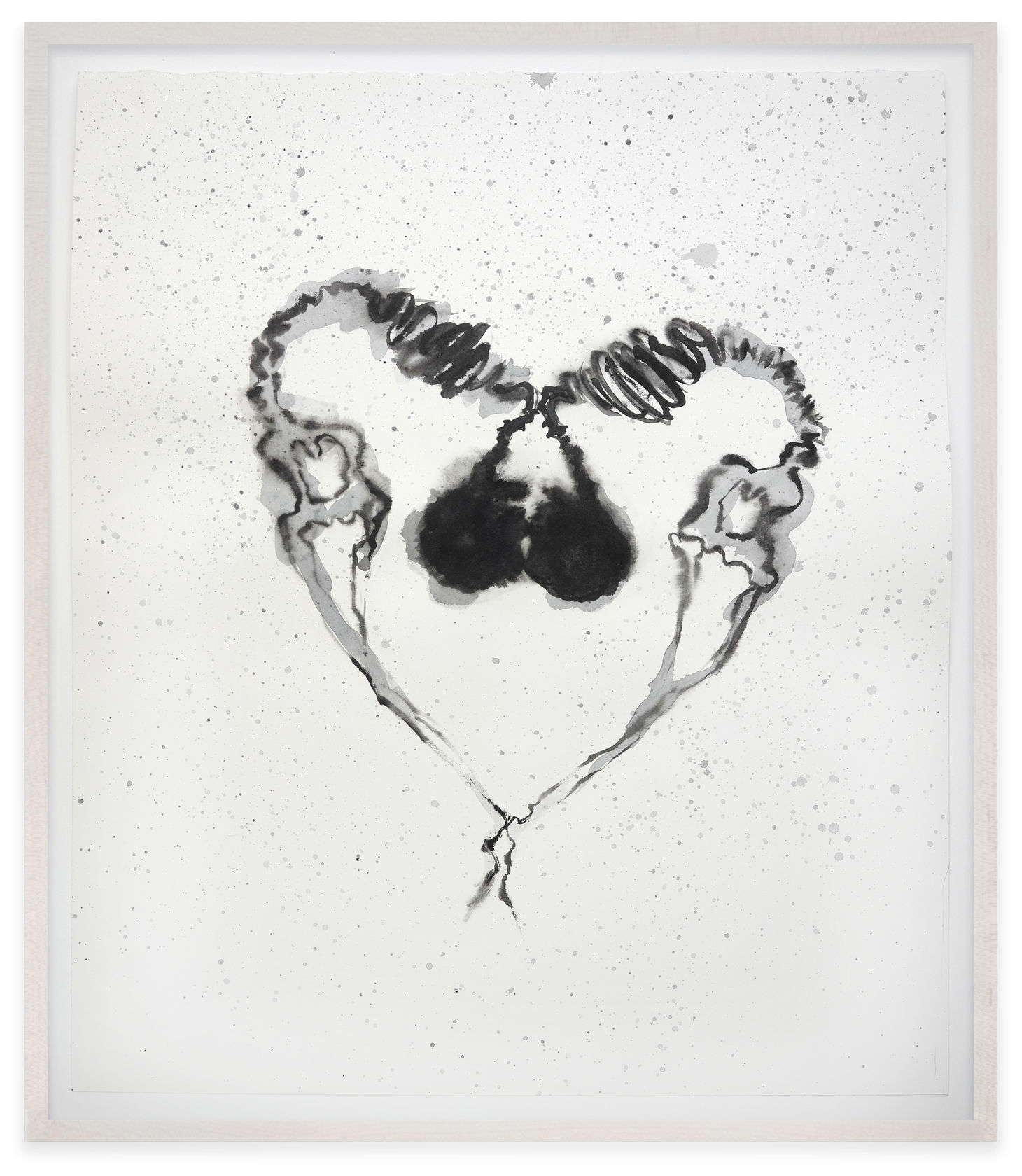 Annette Messager Notre coeur (Our Heart), 2020 Acrylic on Arches paper 24 1/8 x 20 1/2 in. (61 x 52...