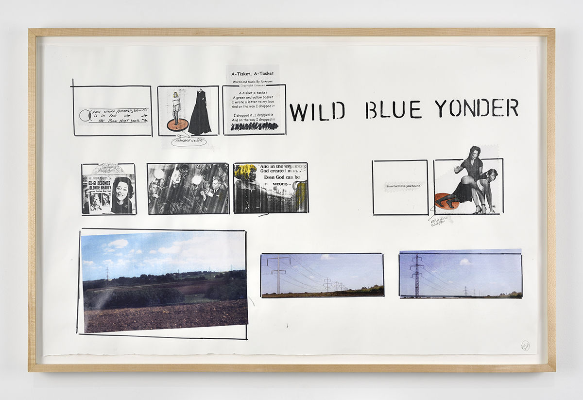 Lawrence Weiner Wild Blue Yonder #4, 2001