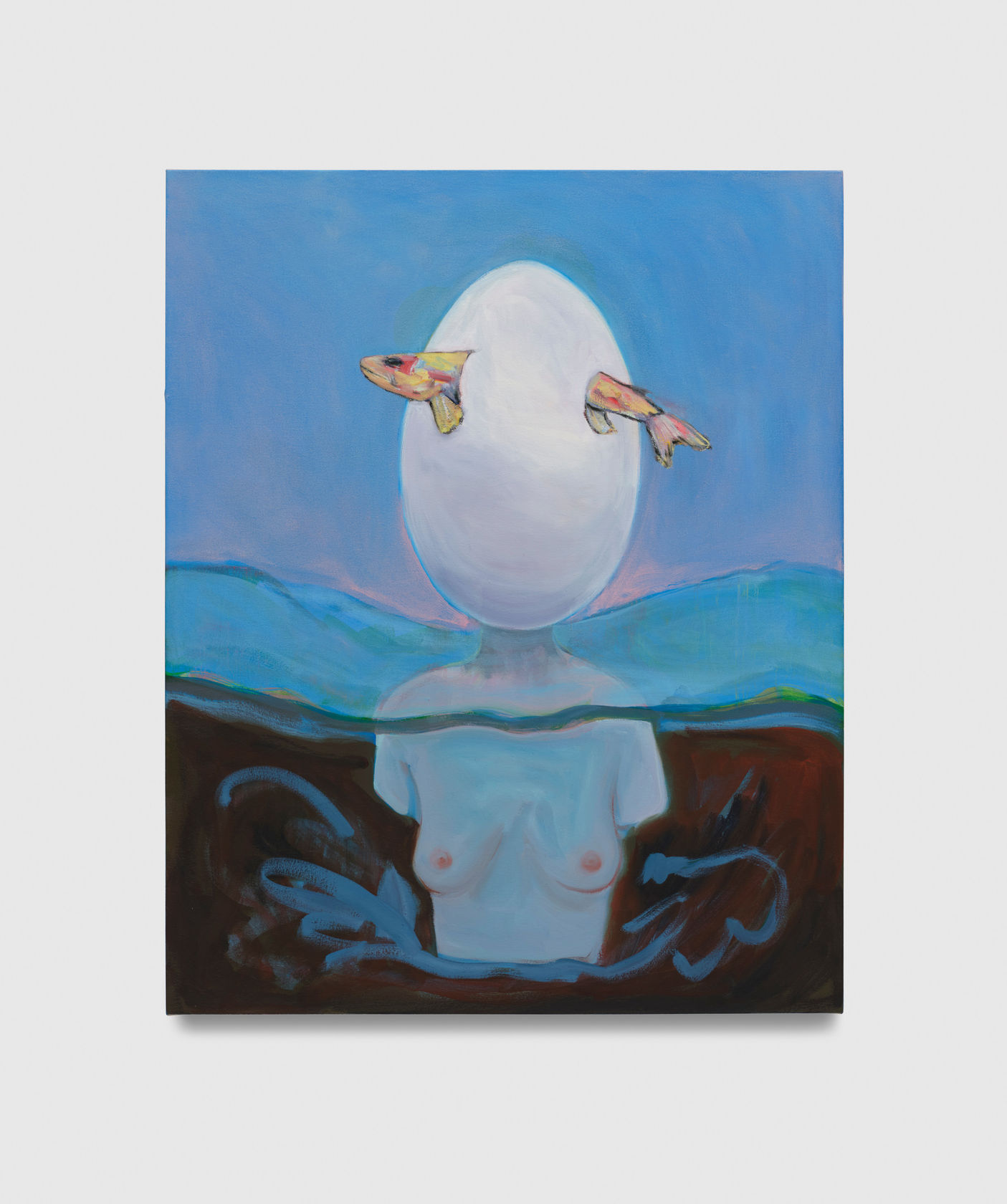 Becky Kolsrud Rainbow Trout, 2025 Oil on canvas 40 x 32 in. (101.6 x 81.3 cm)