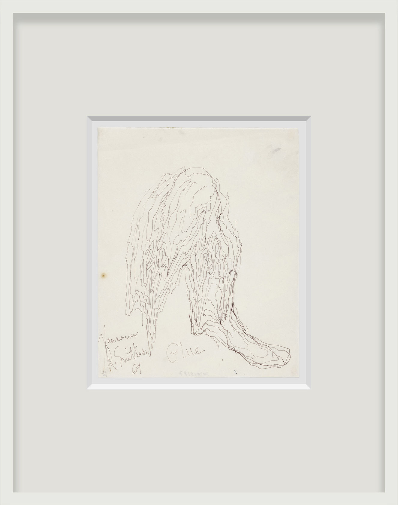 Robert Smithson Glue [Vancouver], 1969