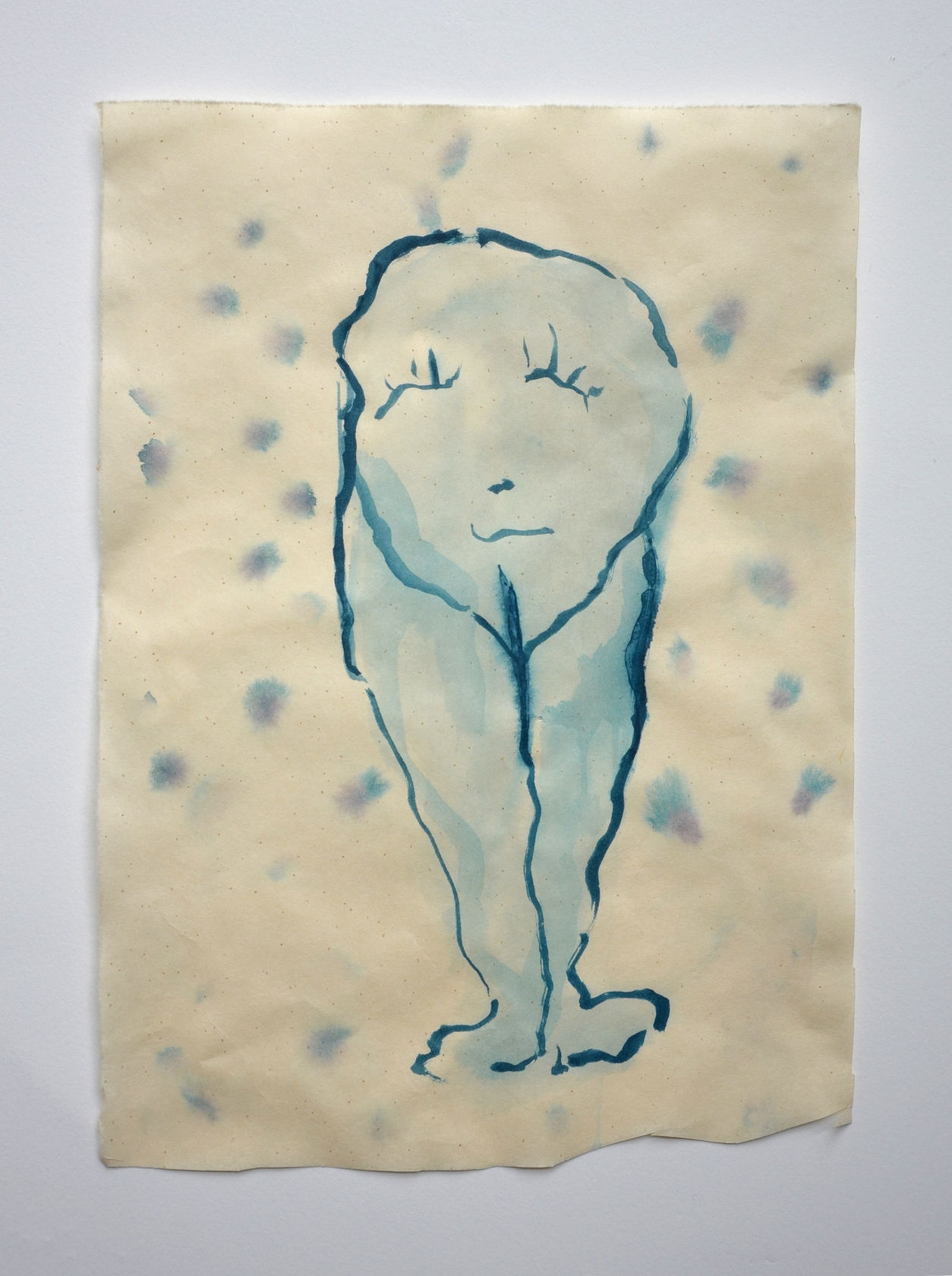 Annette Messager Femme, 2023 Acrylic on paper 14 1/8 x 9 7/8 in. (36 x 25 cm)