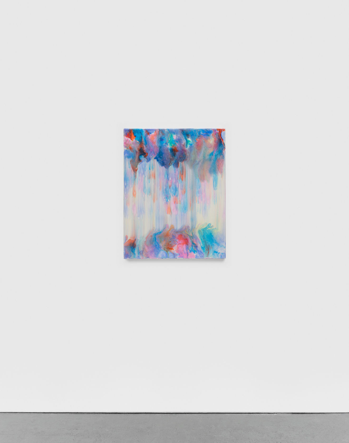 Bernard Frize Vion, 2023 Acrylic and resin on canvas 35 3/8 x 27 1/2 in. (90 x 70 cm)