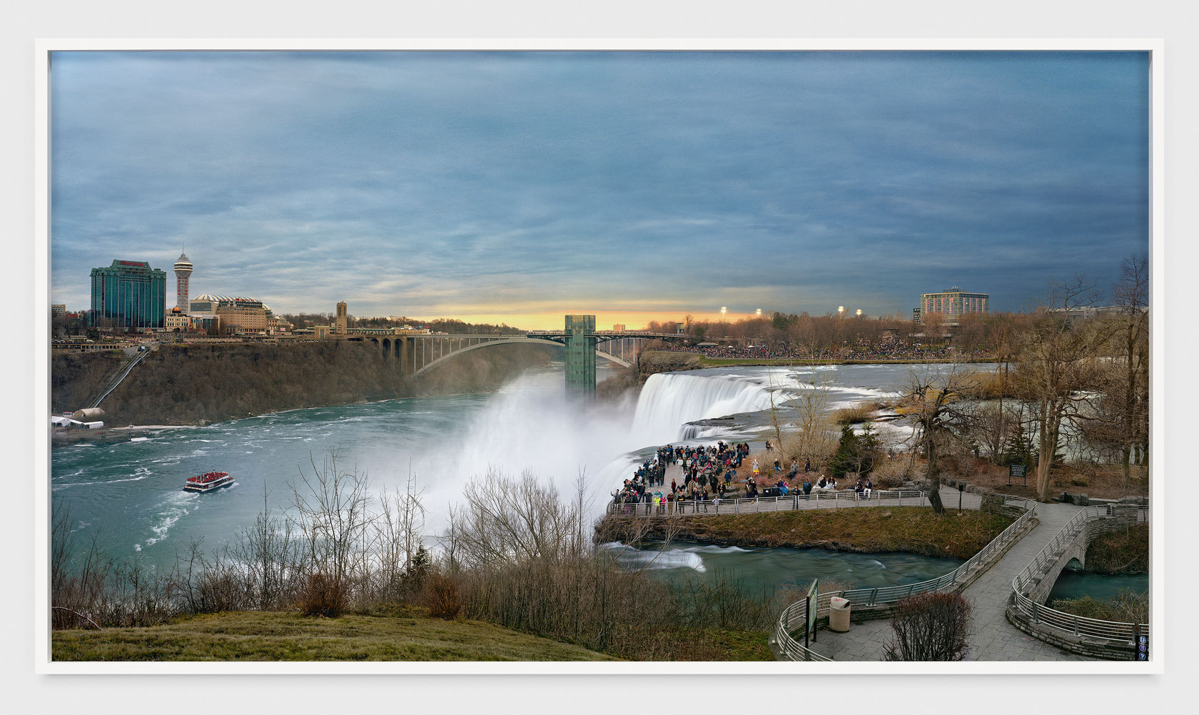 An-My Lê, Total Solar Eclipse, Luna Island, Niagara Falls, April 8, 2024