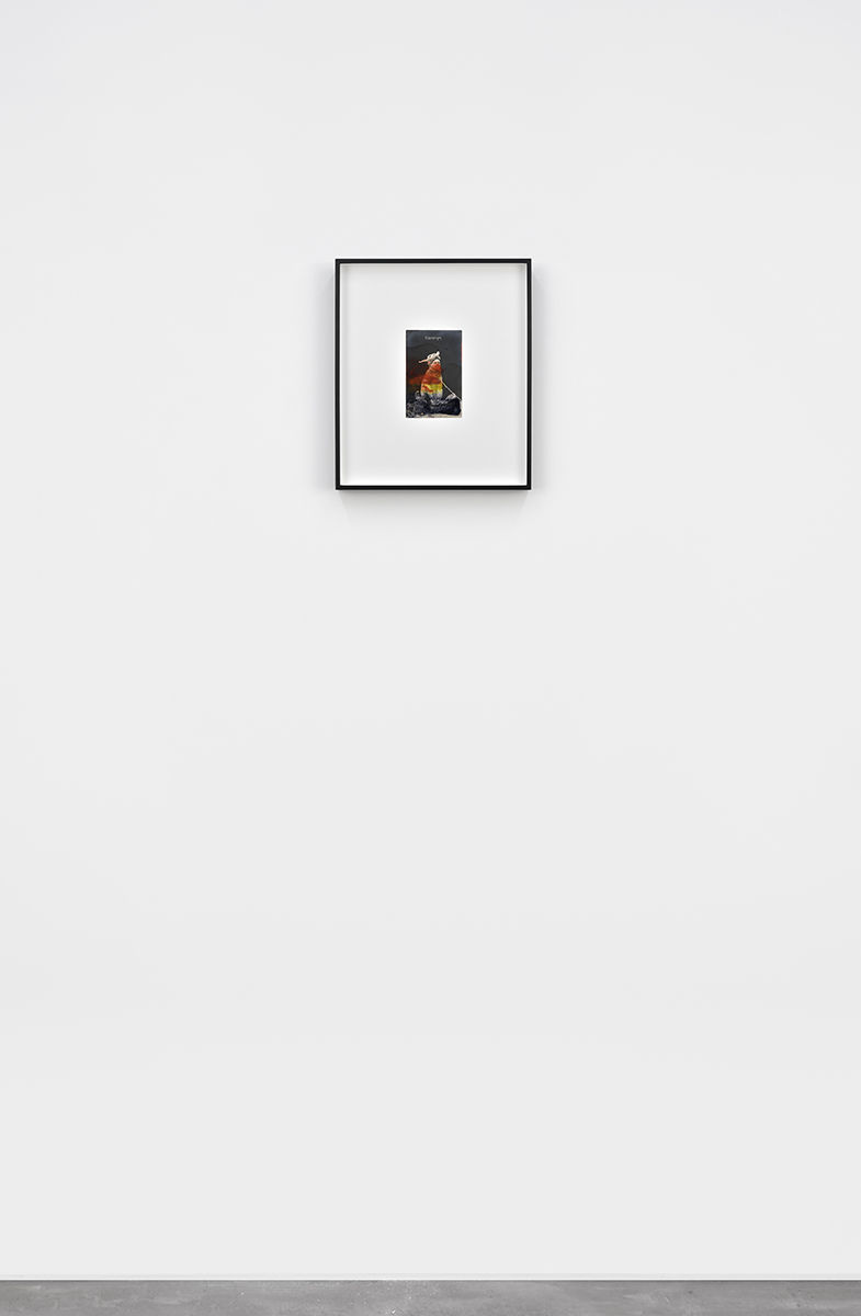 Tacita Dean Found Postcard Monoprint (Chantecler), 2018