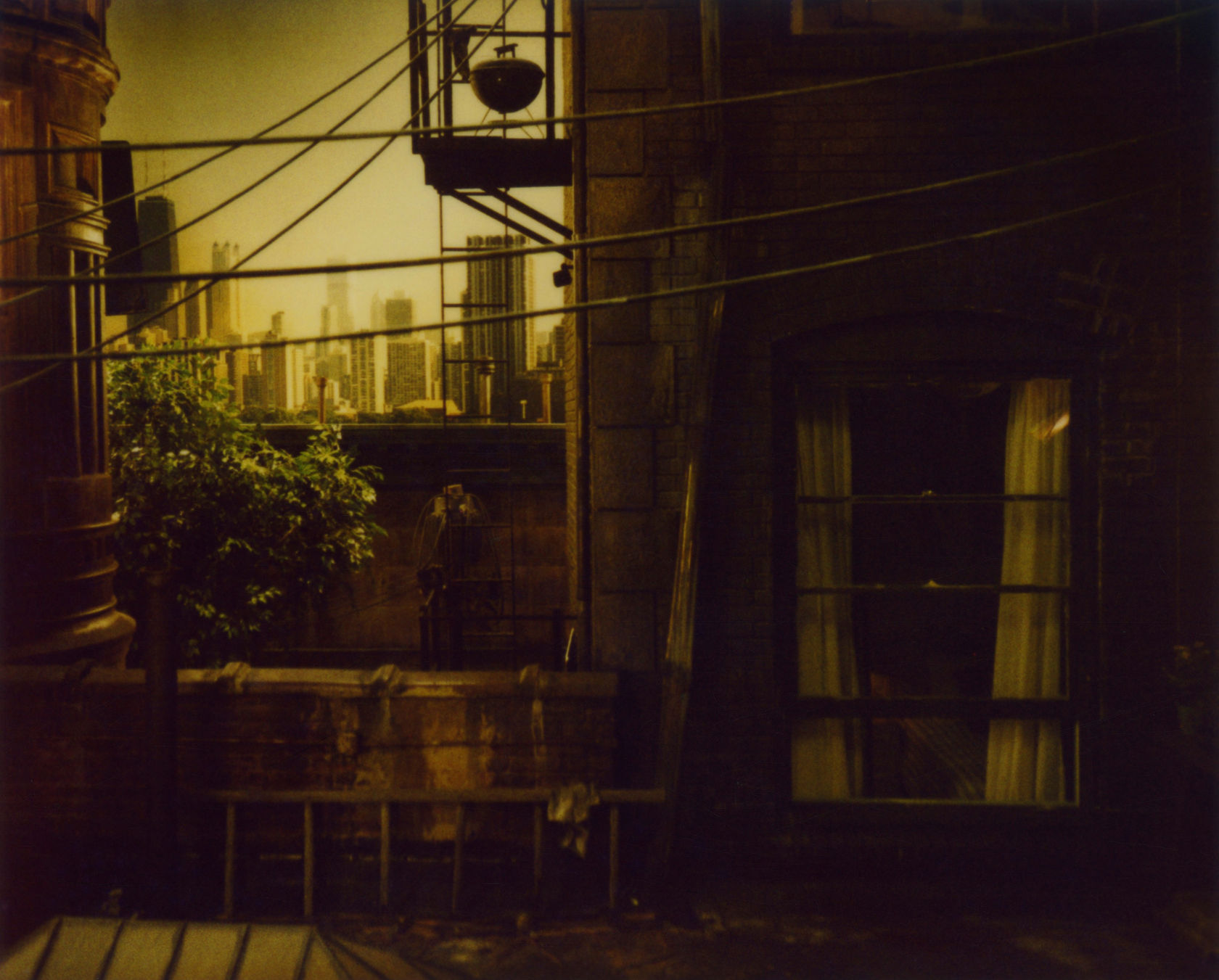 Robby Müller Mad Dog and Glory, Chicago, 1991 Polaroid Spectra inkjet print fine art on cardboard 14 1/2 x 14...