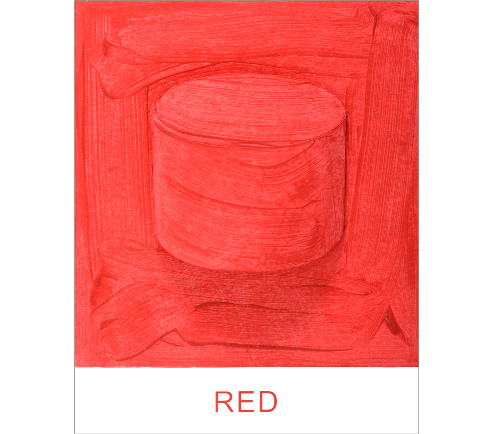 John Baldessari Eight Colorful Inside Jobs: Red, 2017