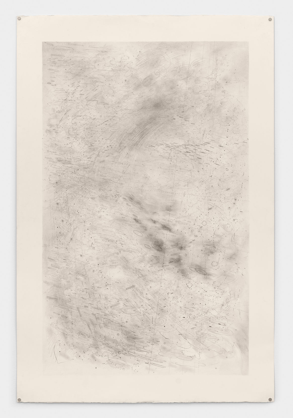 Emma McNally Sisters, 2022 Graphite on paper 39 3/8 x 60 5/8 in. (100 x 154 cm)