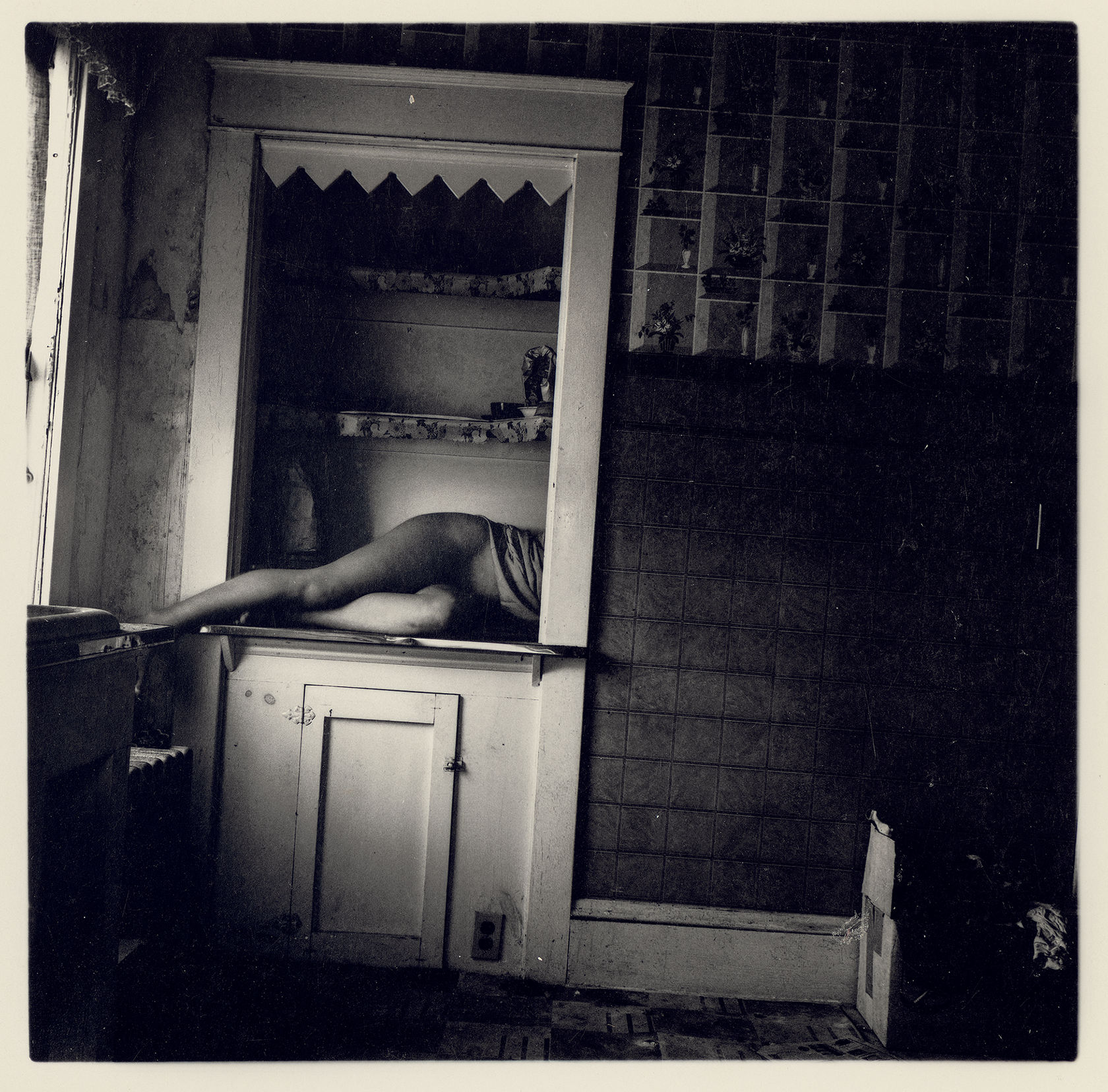 Francesca Woodman Untitled, Providence, Rhode Island, 1976 Vintage gelatin silver print Image: 5 1/4 x 5 1/4 in. (13.3 x...