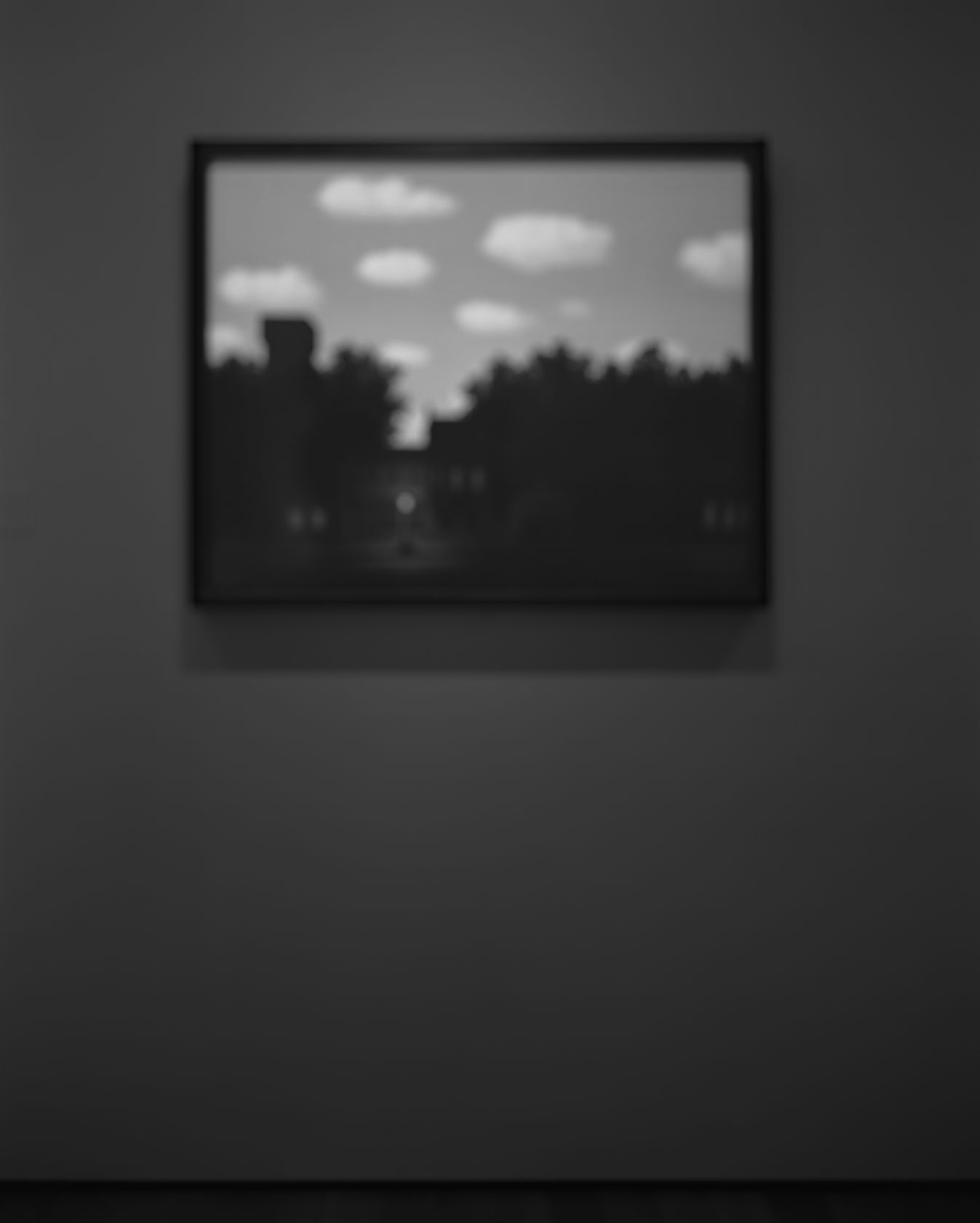 Hiroshi Sugimoto Past Presence 057, The Empire of Light II, René Magritte, 2014 © Magritte Estate, 2019