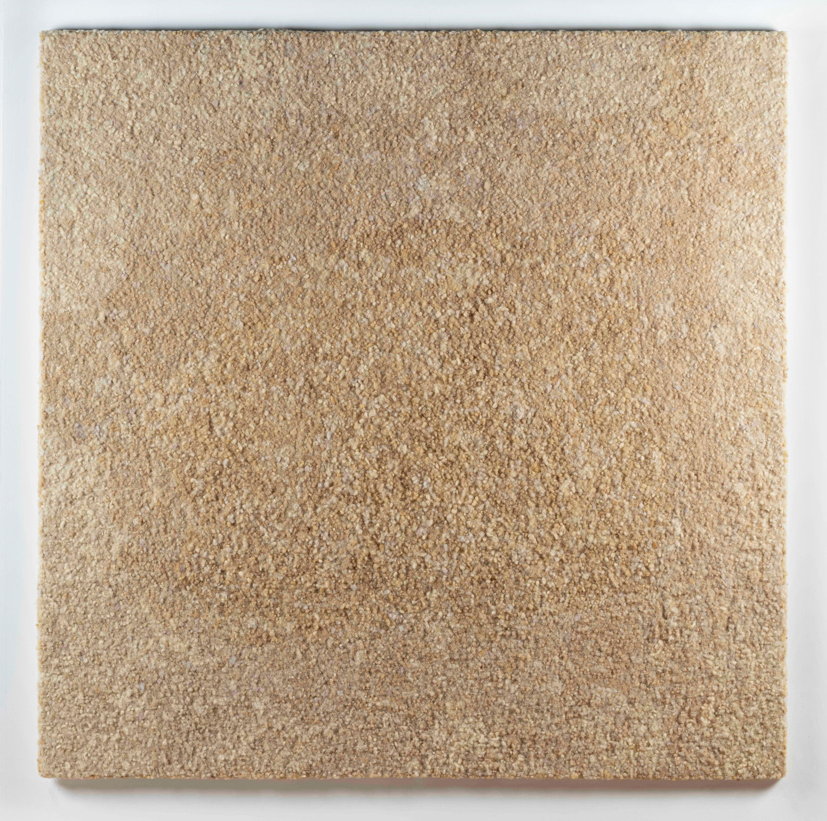 Tavares Strachan Mind Field No. 8, 2023 Flocked hair on canvas 84 x 84 x 2 in. (213.4 x 213.4...