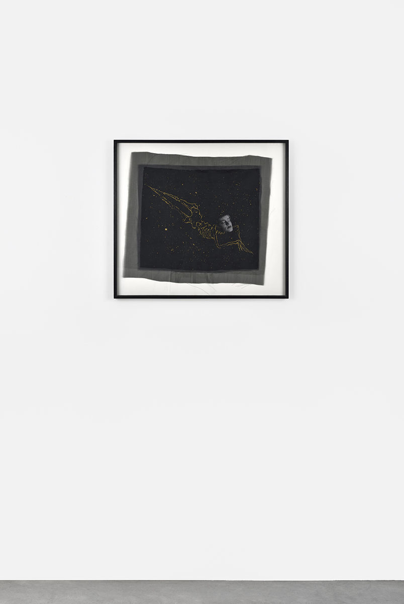 Annette Messager Voile (squelette + visage), 1985