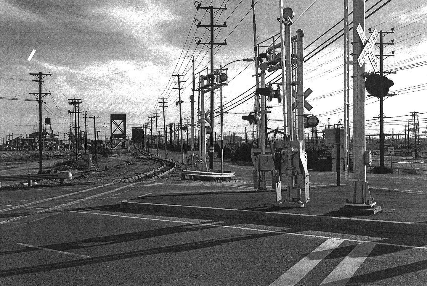 Lothar Baumgarten Union Pacific Railroad Long Beach Harbor, Los Angeles County California, 1989