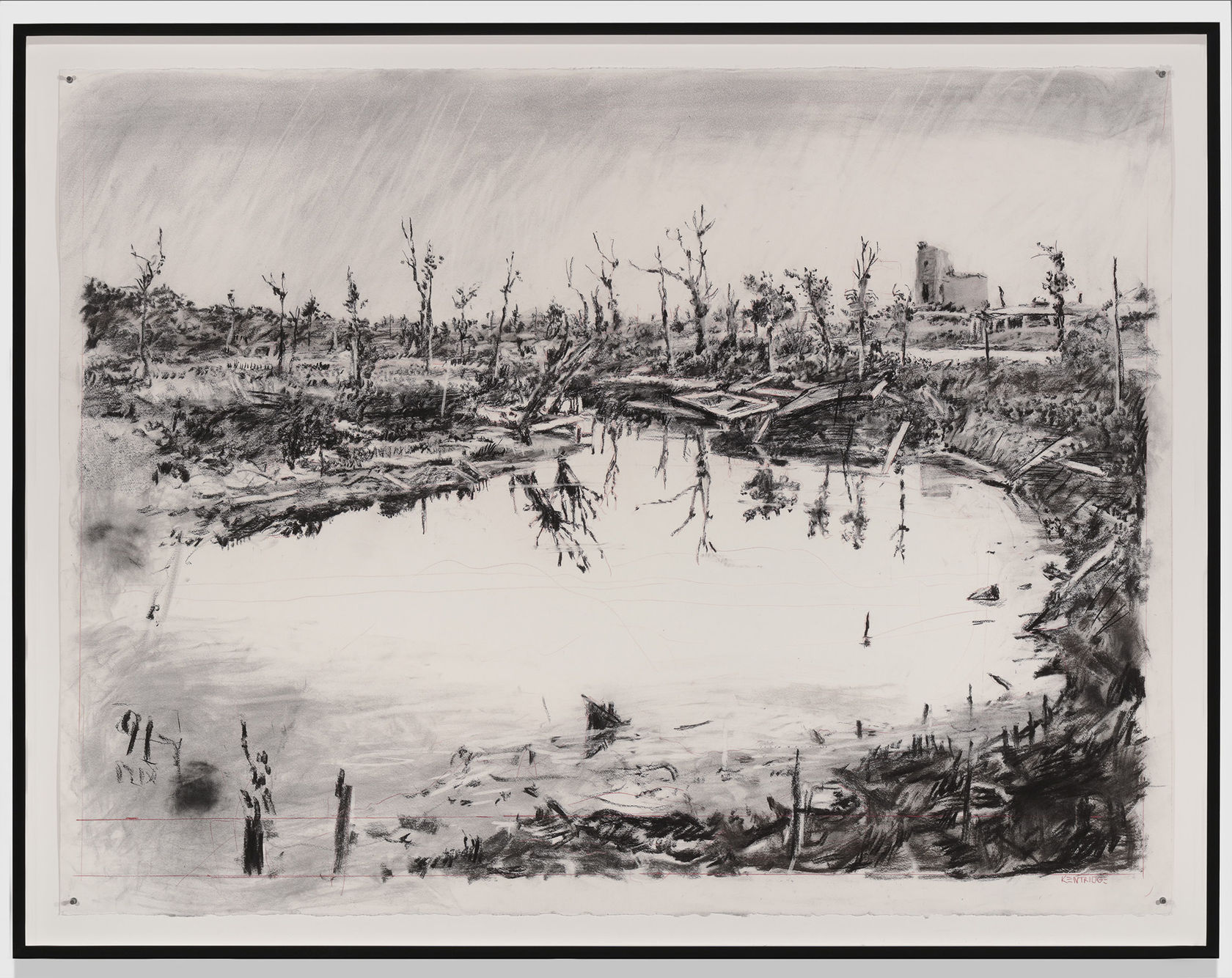 William Kentridge Drawing for 'Wozzeck Opera', 2017