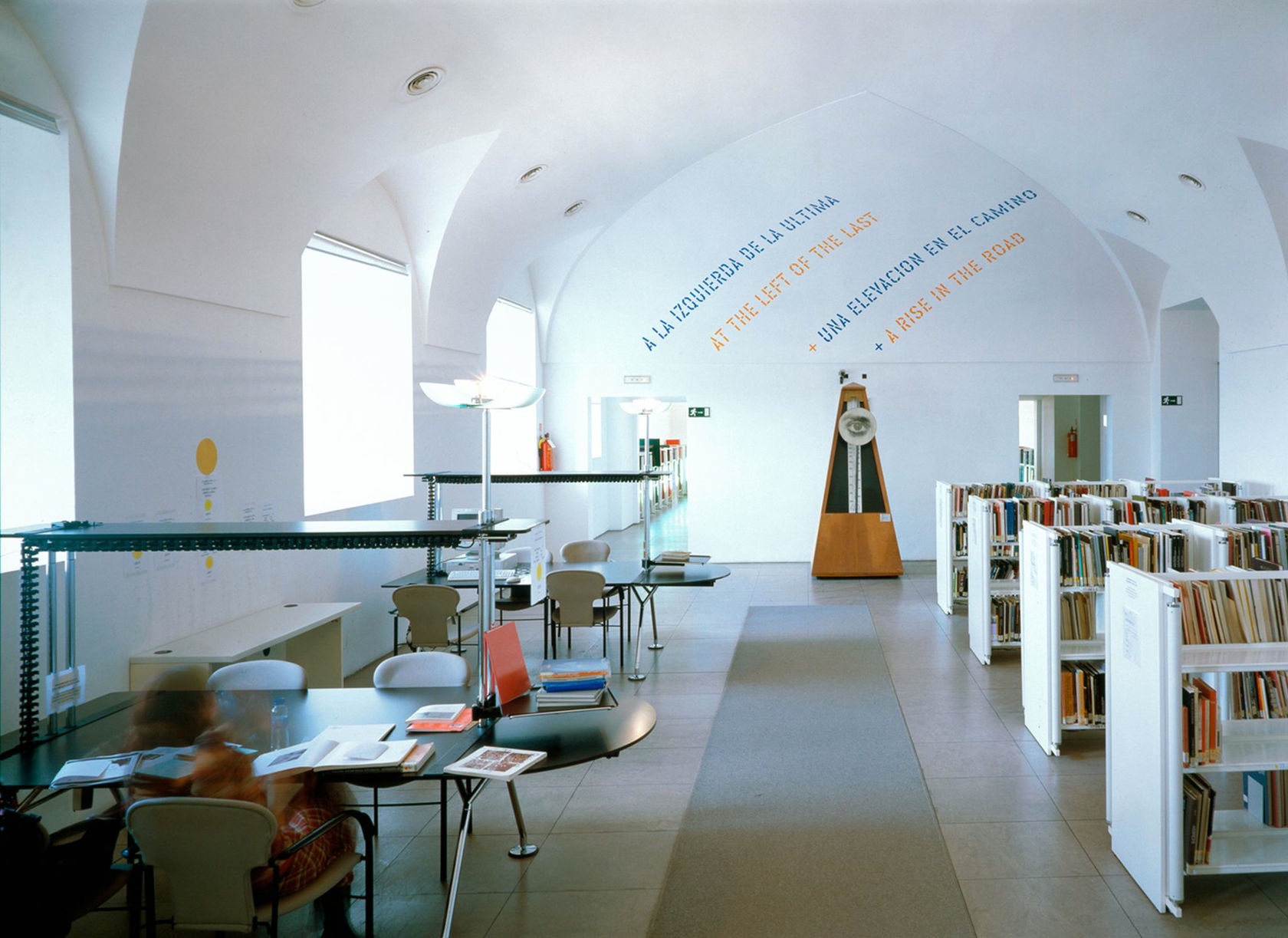 Lawrence Weiner THE SECOND ONE AFTER & DIRECTLY IN FRONT IN FRONT OF THE SUN AT THE LEFT OF THE...