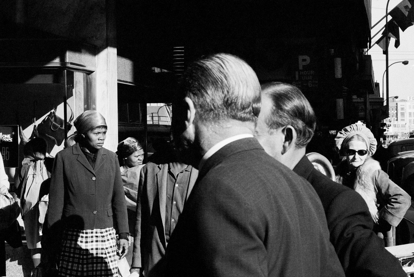 David Goldblatt On Eloff Street. May 1966, January 2009