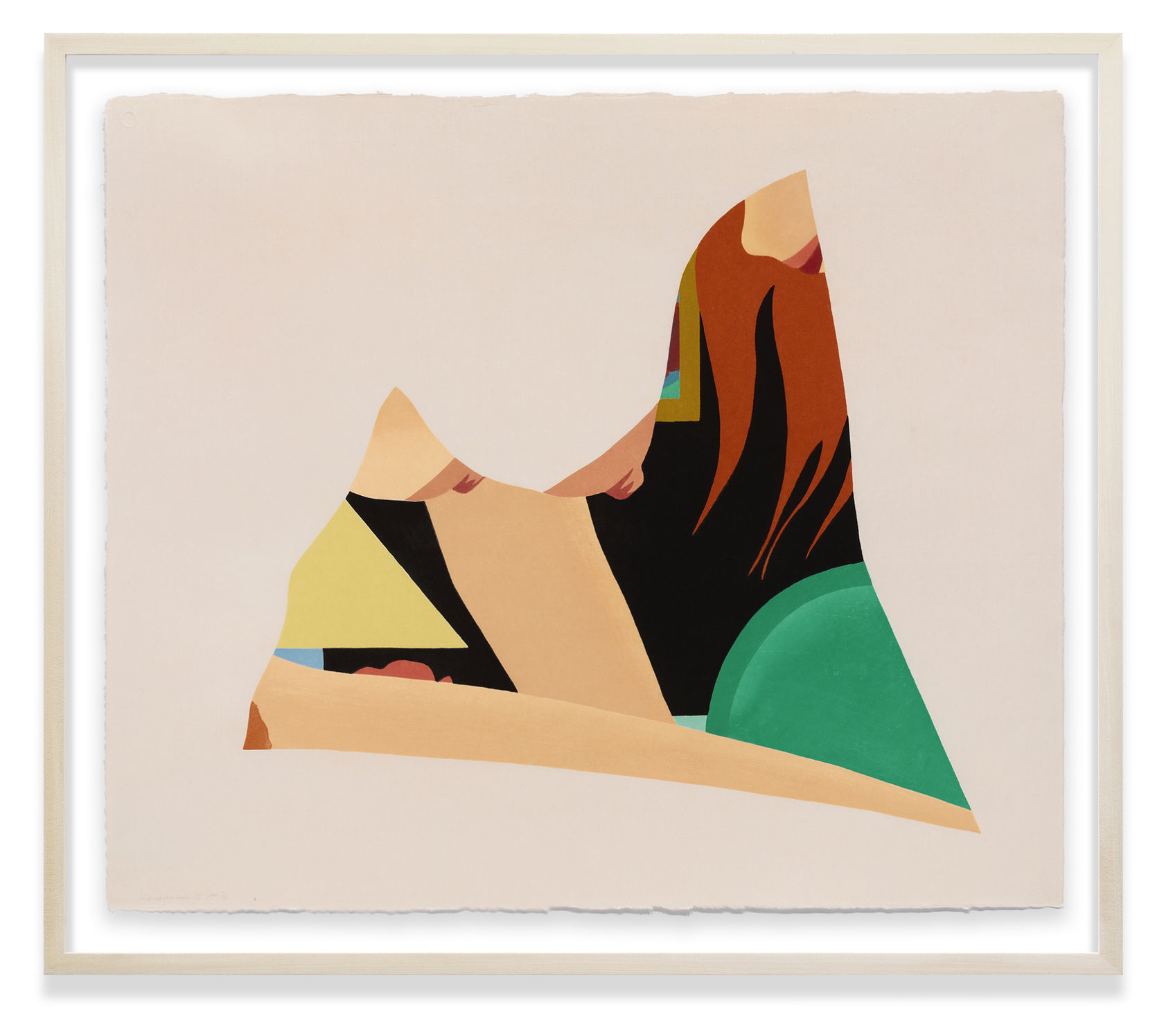 Tom Wesselmann Bedroom Dropout, 1983 Woodcut on Kizuki Hosho paper Plate: 24 1/2 x 28 3/4 in. (62.2 x 73...