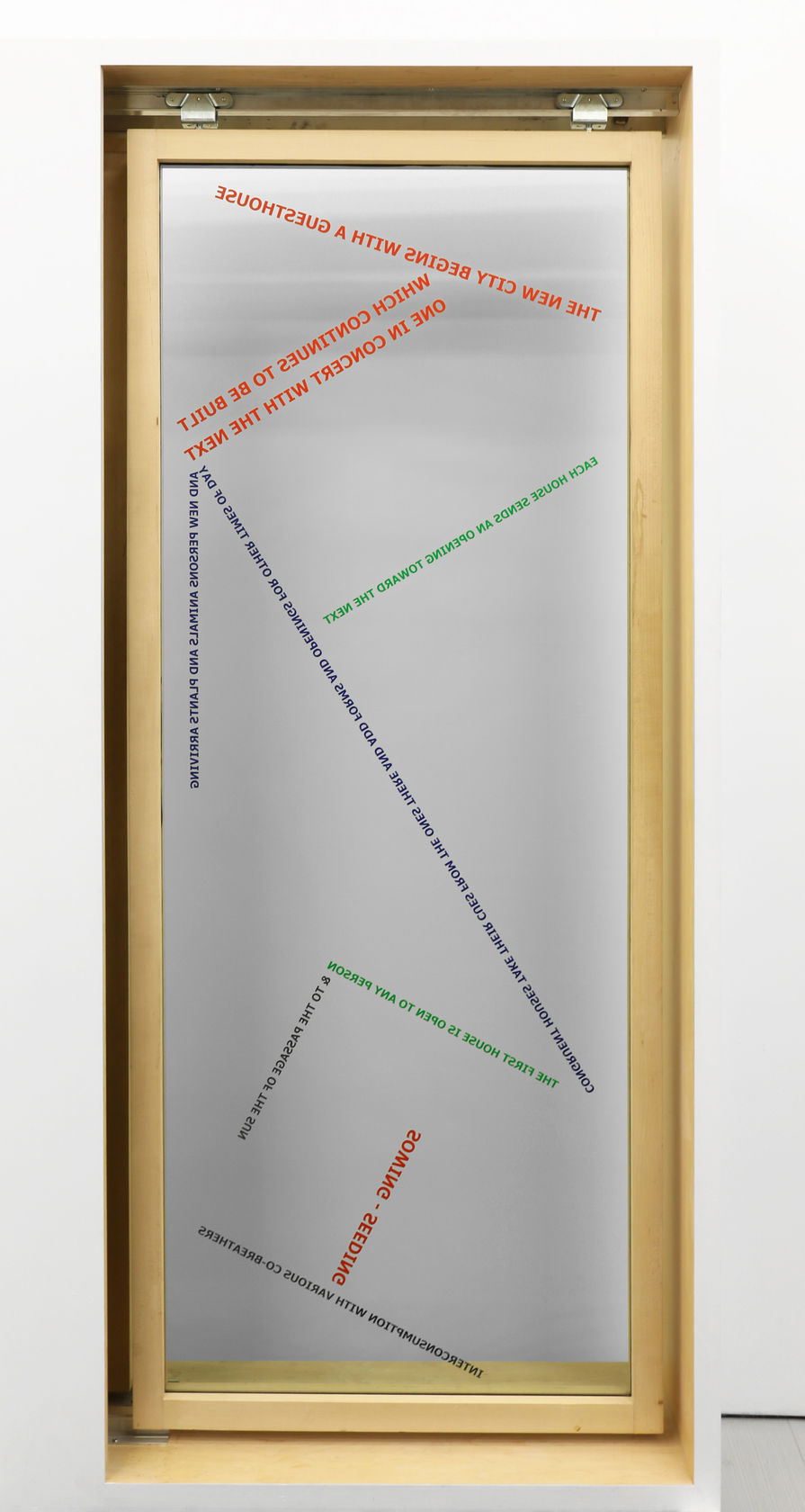 Maria Nordman Continuous Guesthouse, 1992