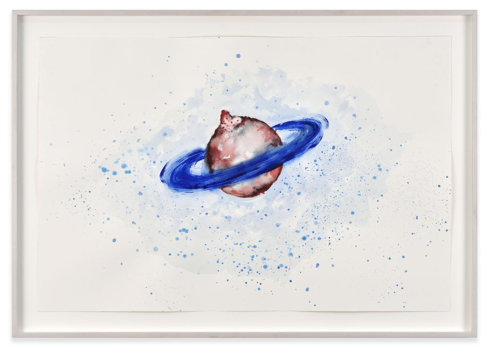 Annette Messager Sein-Saturne (Breast-Saturn), 2017 Acrylic on paper Paper: 22 1/8 x 33 3/8 in. (56 x 84.8 cm) Frame:...