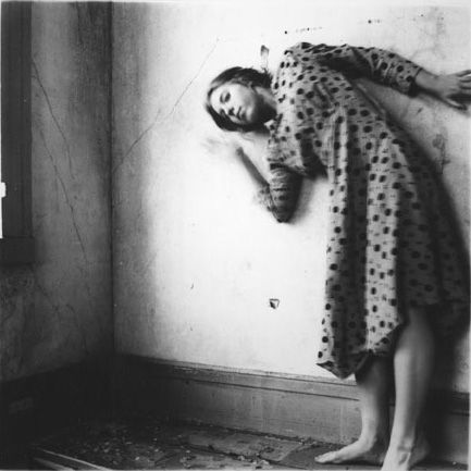 Francesca Woodman Untitled, Providence, Rhode Island (from the Polka Dots series) (FW #9), 1976