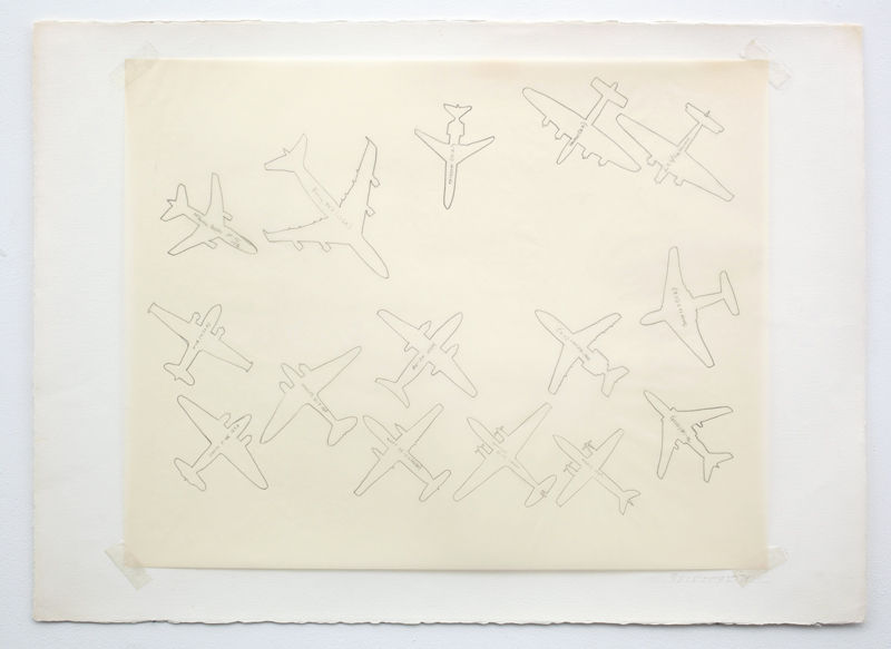 John Baldessari Fifteen Airplanes, 1974